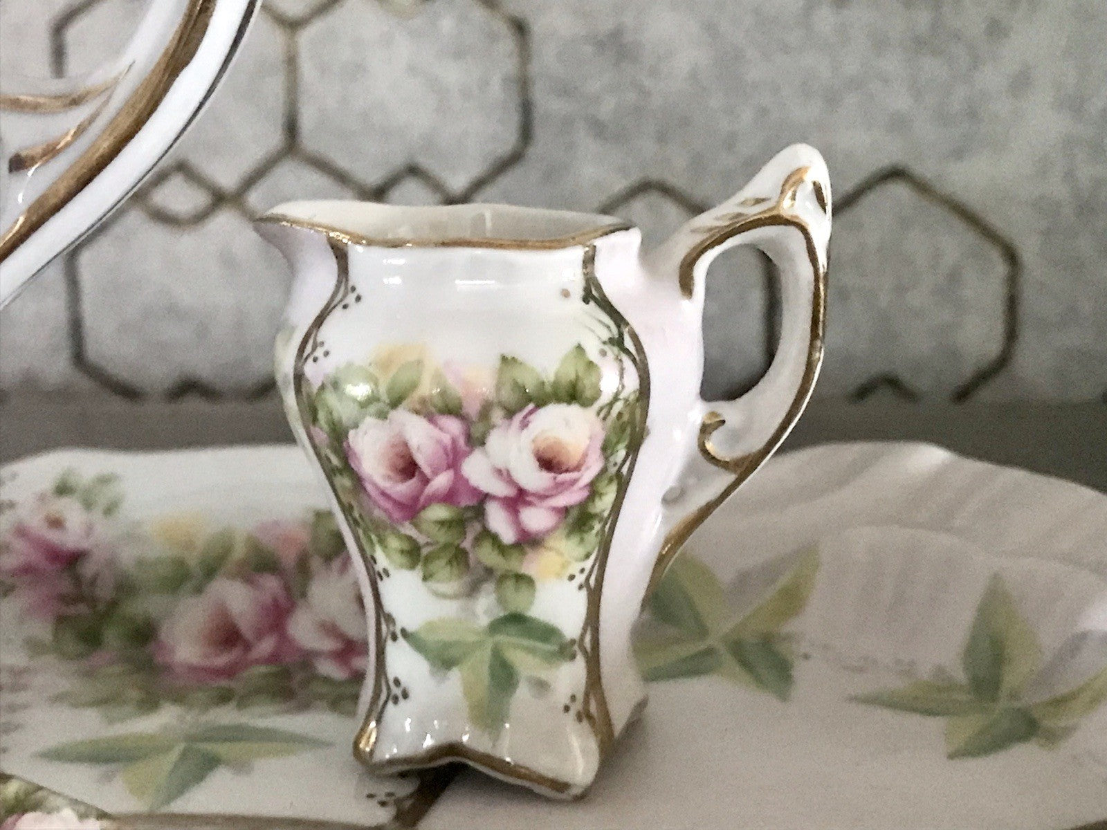 Replik Puppenservice Porzellan Kaffeeservice Geschirr Miniatur MO Othengrafen