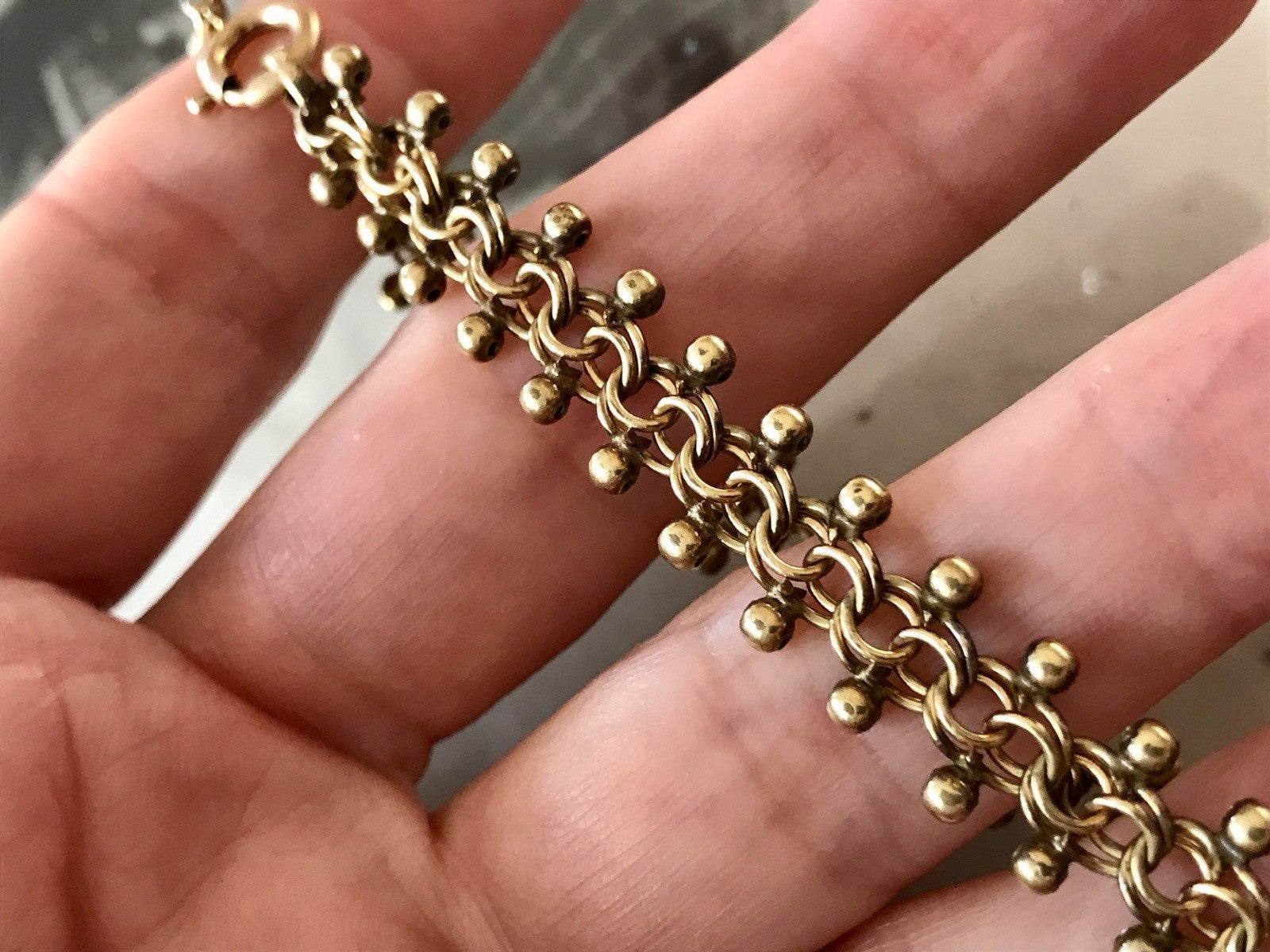 Vintage Armband vergoldet Amerik. Doublè  SCHÖN! FBM