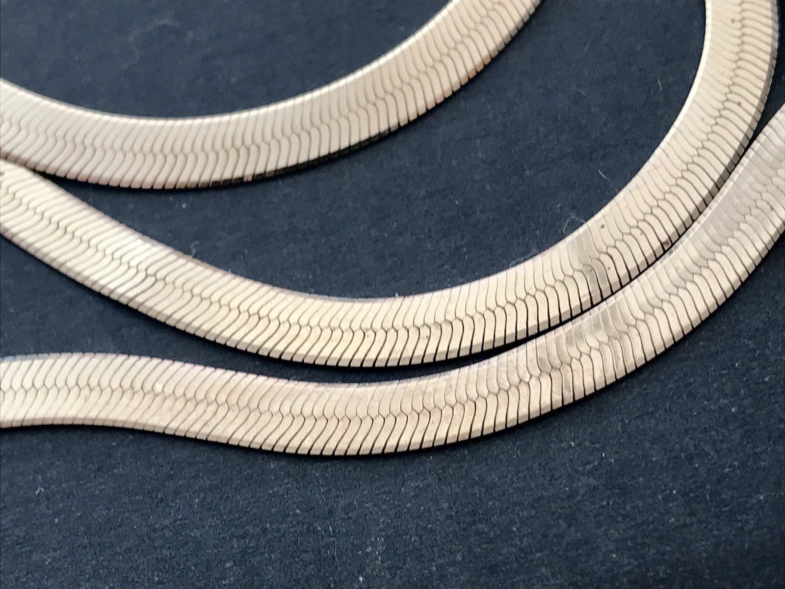 Vintage Modern 925 Silber Schmuck Set Collier Halskette & Armband Zeitlos