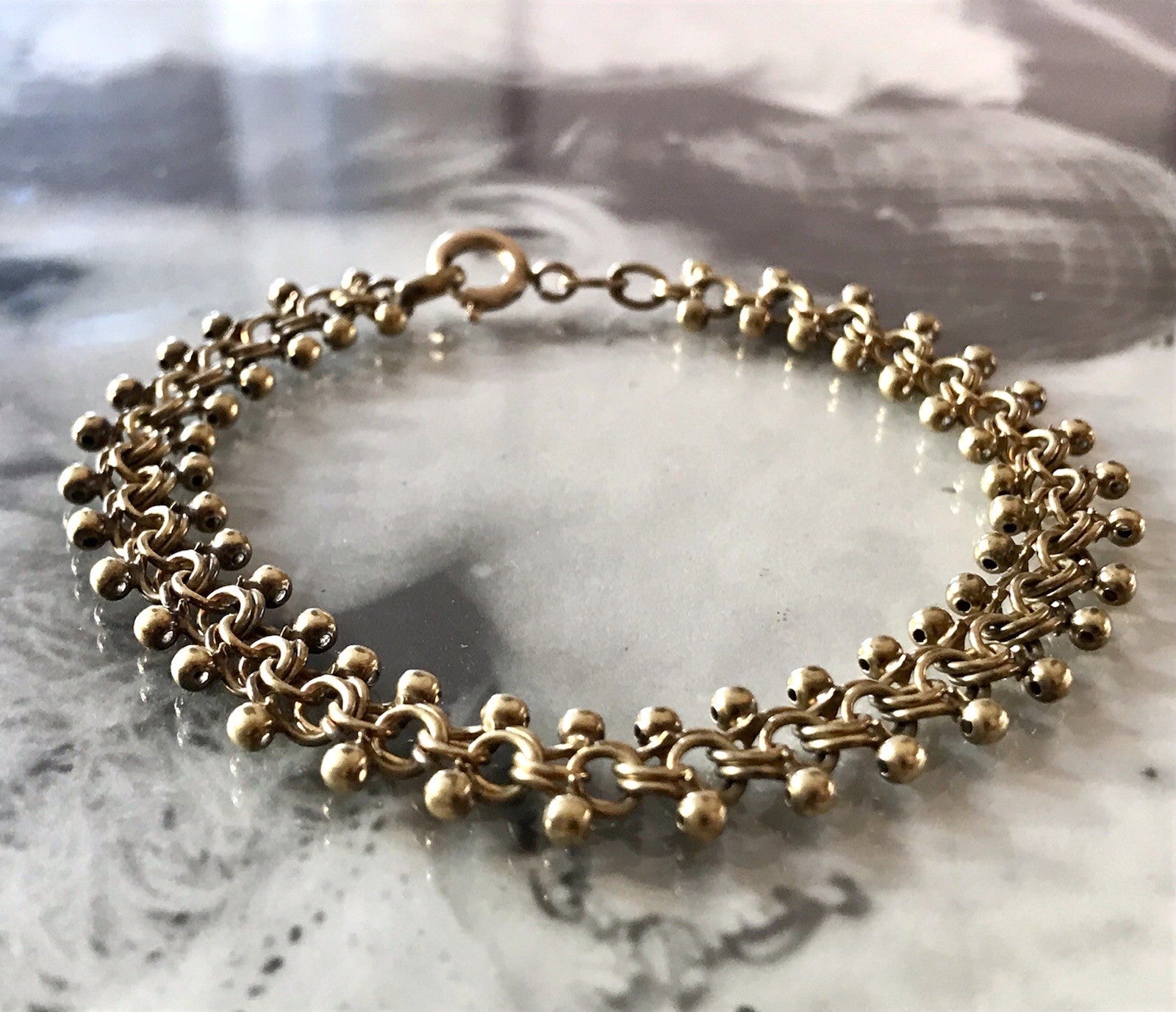 Vintage Armband vergoldet Amerik. Doublè  SCHÖN! FBM