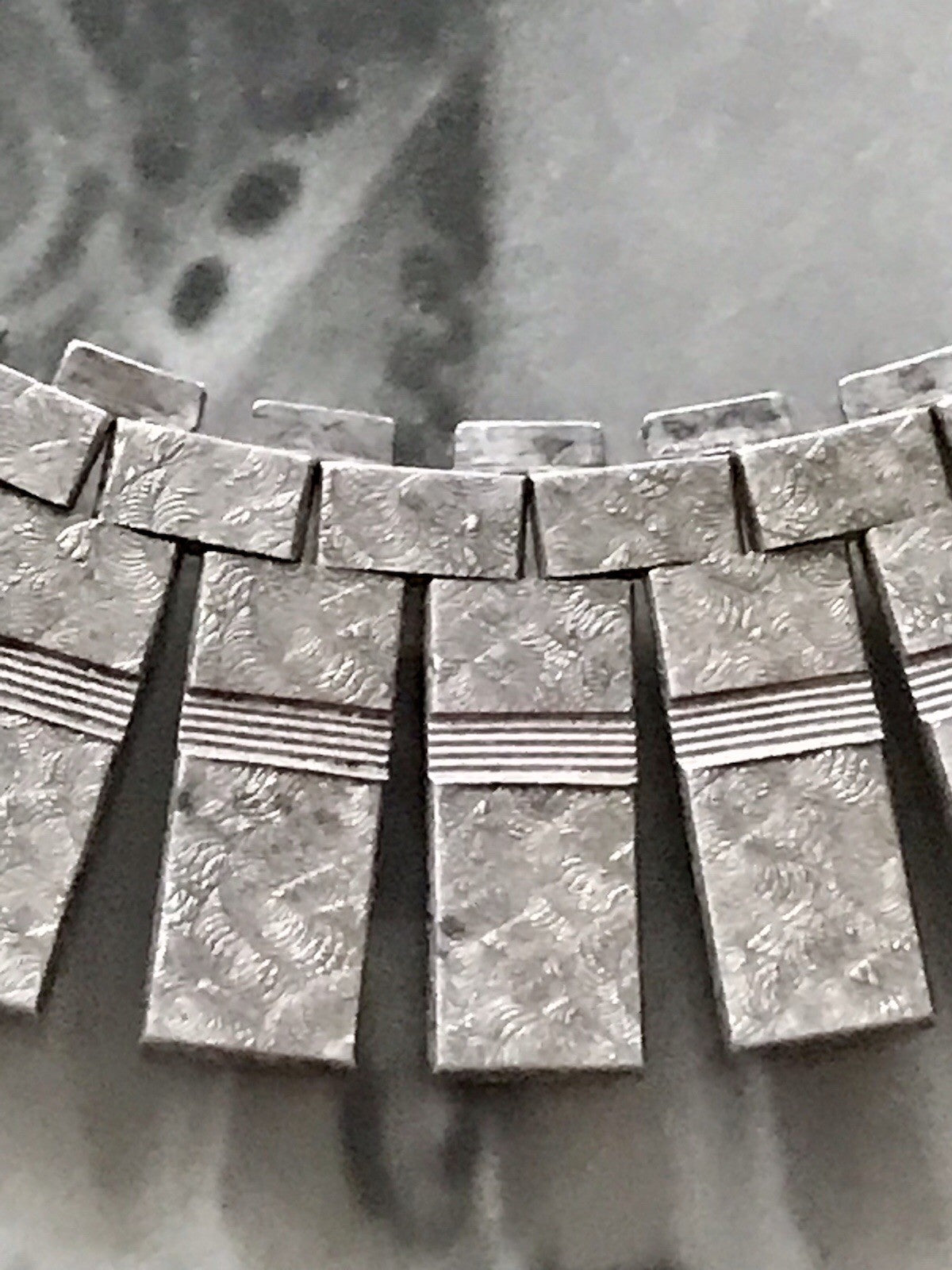 Alt Vintage Edel 925 Silber Collier Halskette Design