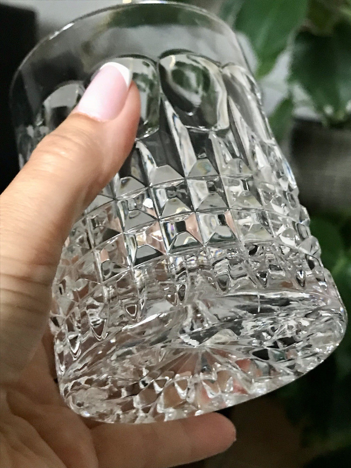 Vintage 4x edel Whisky Gläser  Tumbler Becher Kristallglas Nachtmann Edel