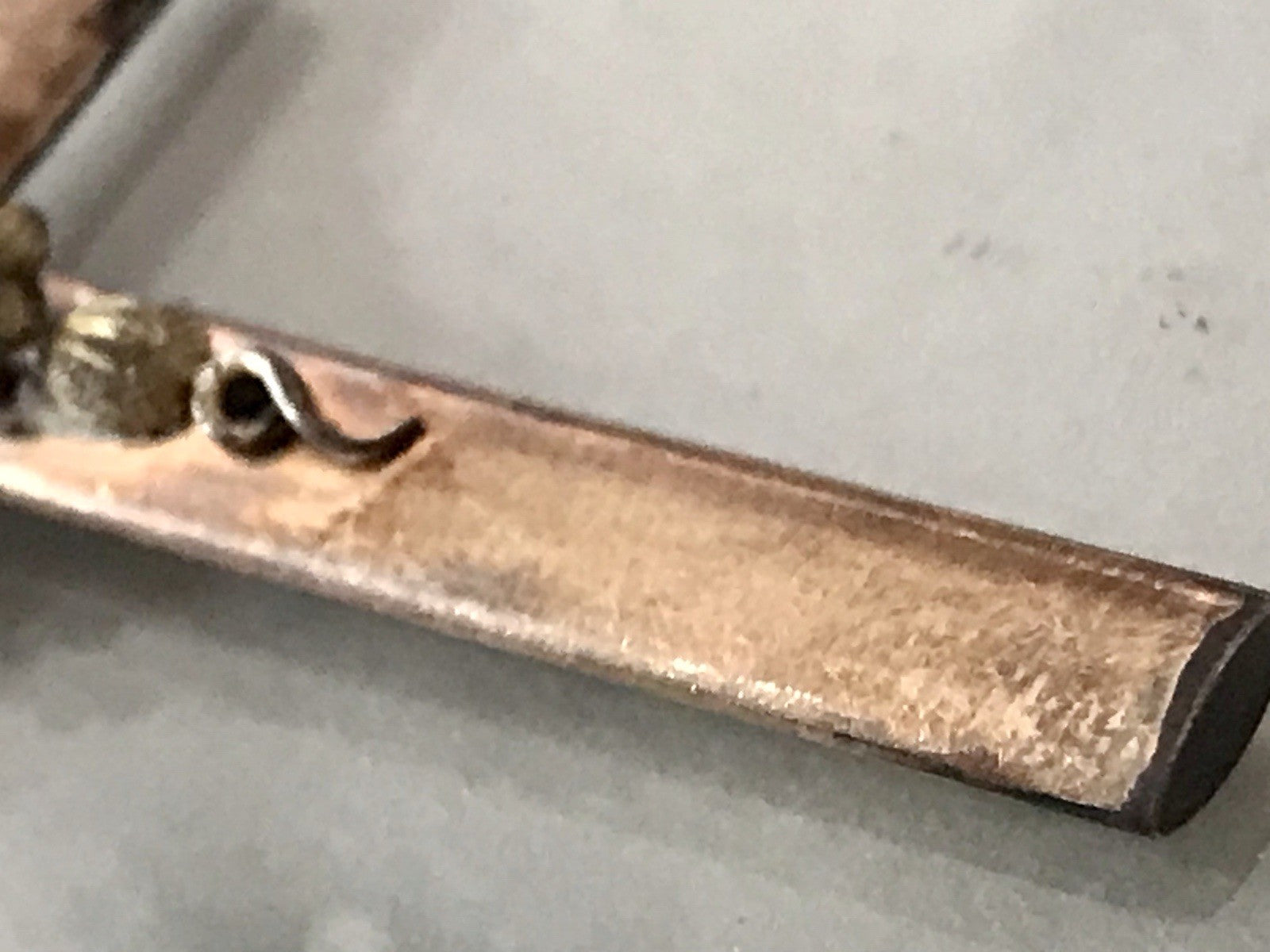 Antik Kettenanhänger  Anhänger Schaumgold? Walzgold? gold Doublè? Kreuz Perle