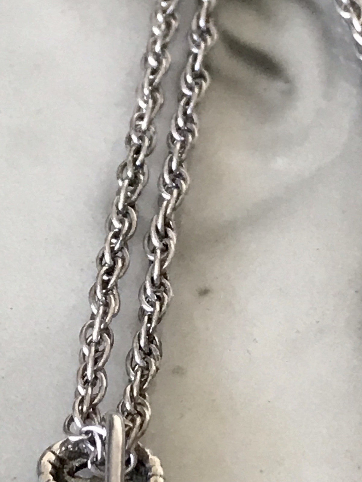 Antik ? Vintage Edel Halskette 925 Anhänger Kettenanhänger Silber 835 Rubin?