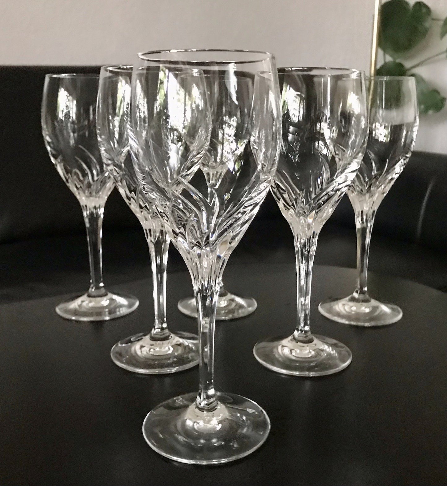 EDEL 6 Weingläser Gläser  Kristallglas Nachtmann Yvonne Bleikristall