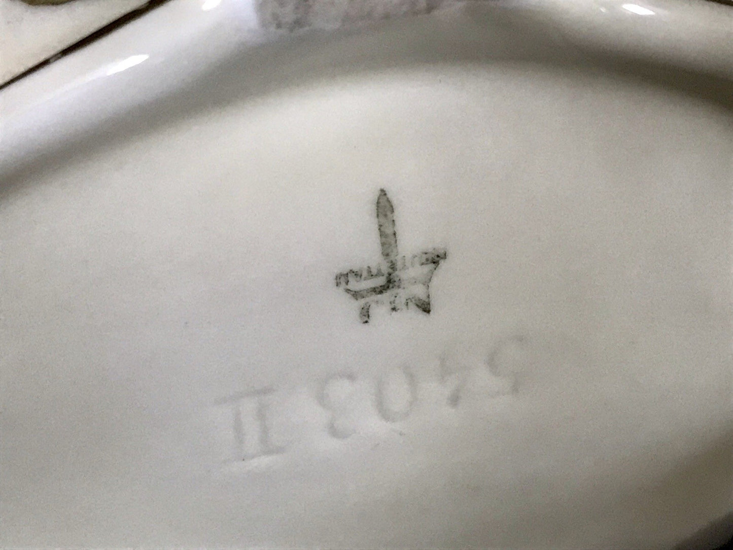 Antik Art Déco Porzellan Dose 02 Deckeldose Schatulle Bonboniere Neu-Tettau 1930