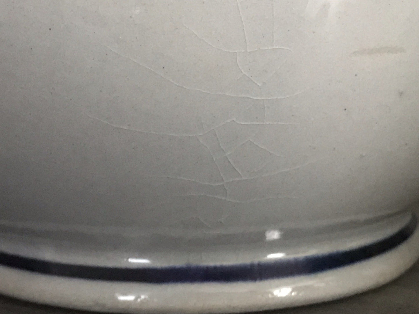 Antik Vintage alt Schankkrug Keramik Steinzeug Weinkrug Kanne grau blau Weinlese