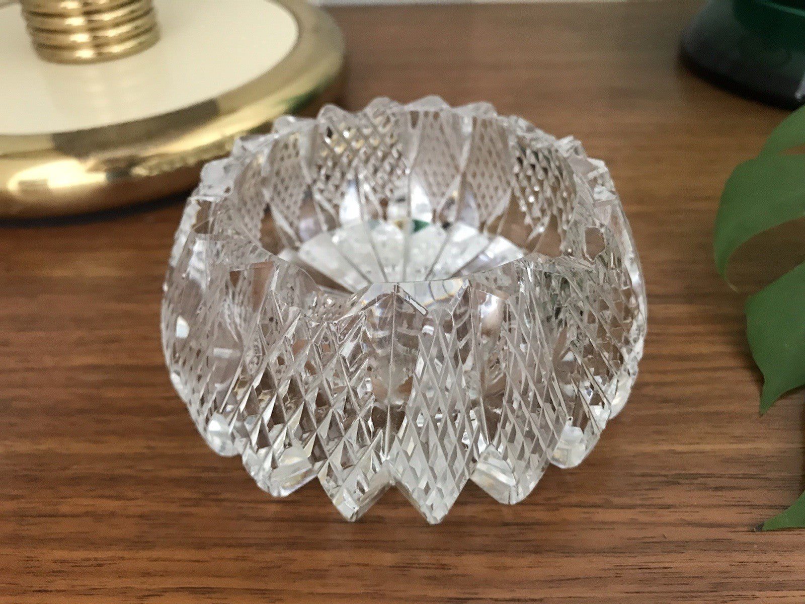 Alt antik? Aschenbecher Designer  Ascher Kristallglas EDEL Schliff Schnitt