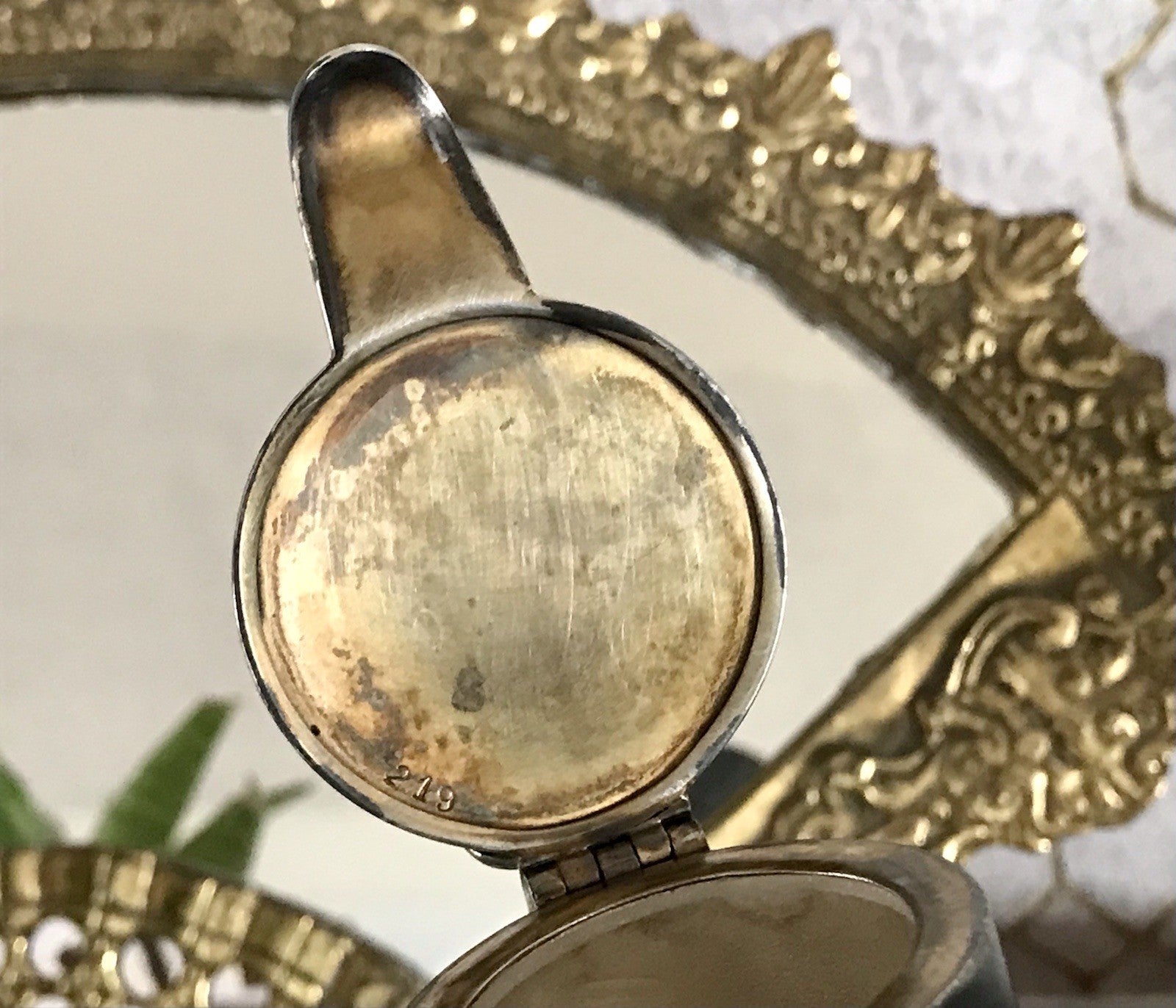 Antik EDEL Schliff Karaffe Kännchen Silber 800 Kristall Glaseinsatz Jugendstil