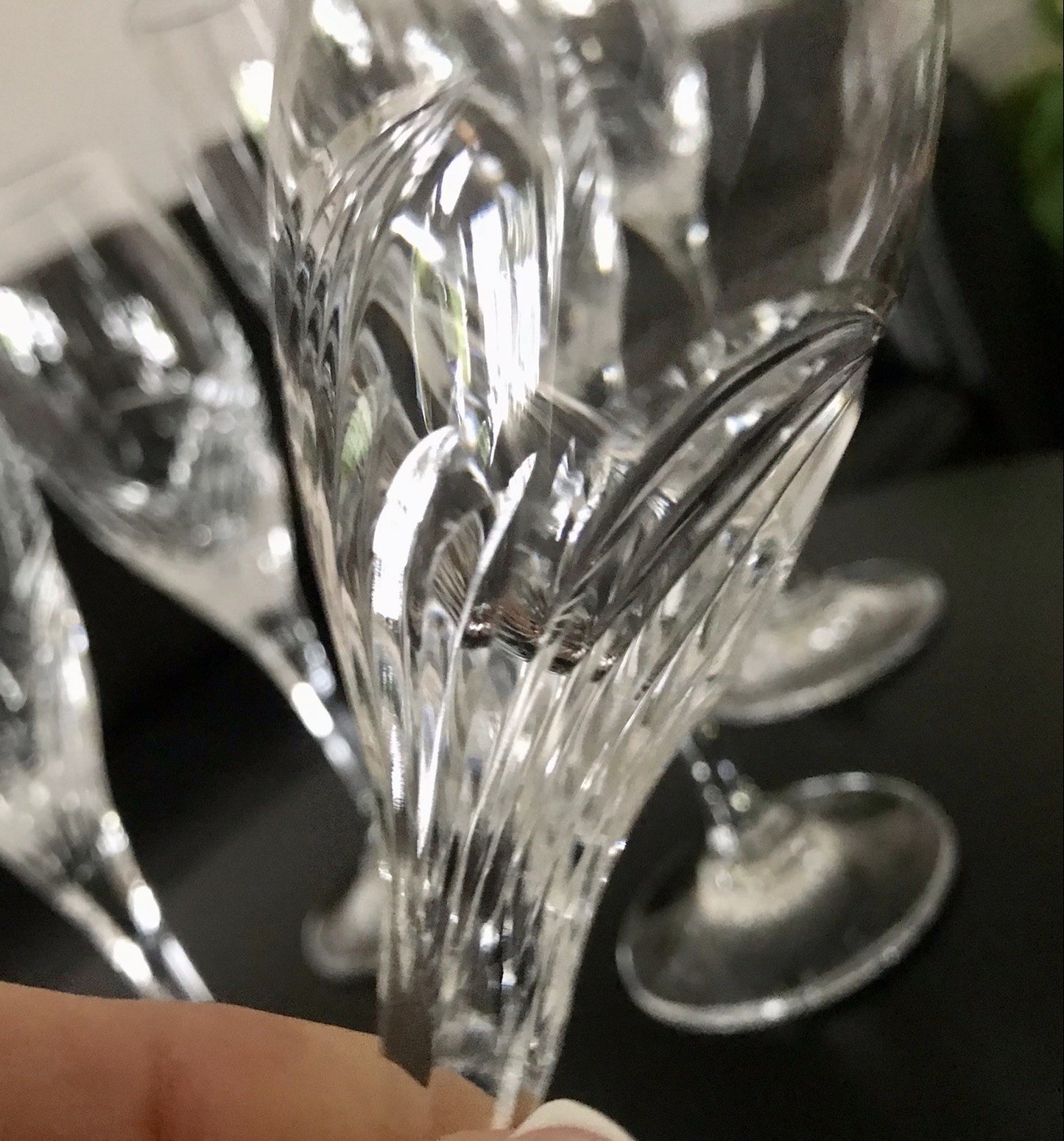 EDEL 6 Cherrygläser Gläser  Kristallglas Nachtmann Yvonne Bleikristall