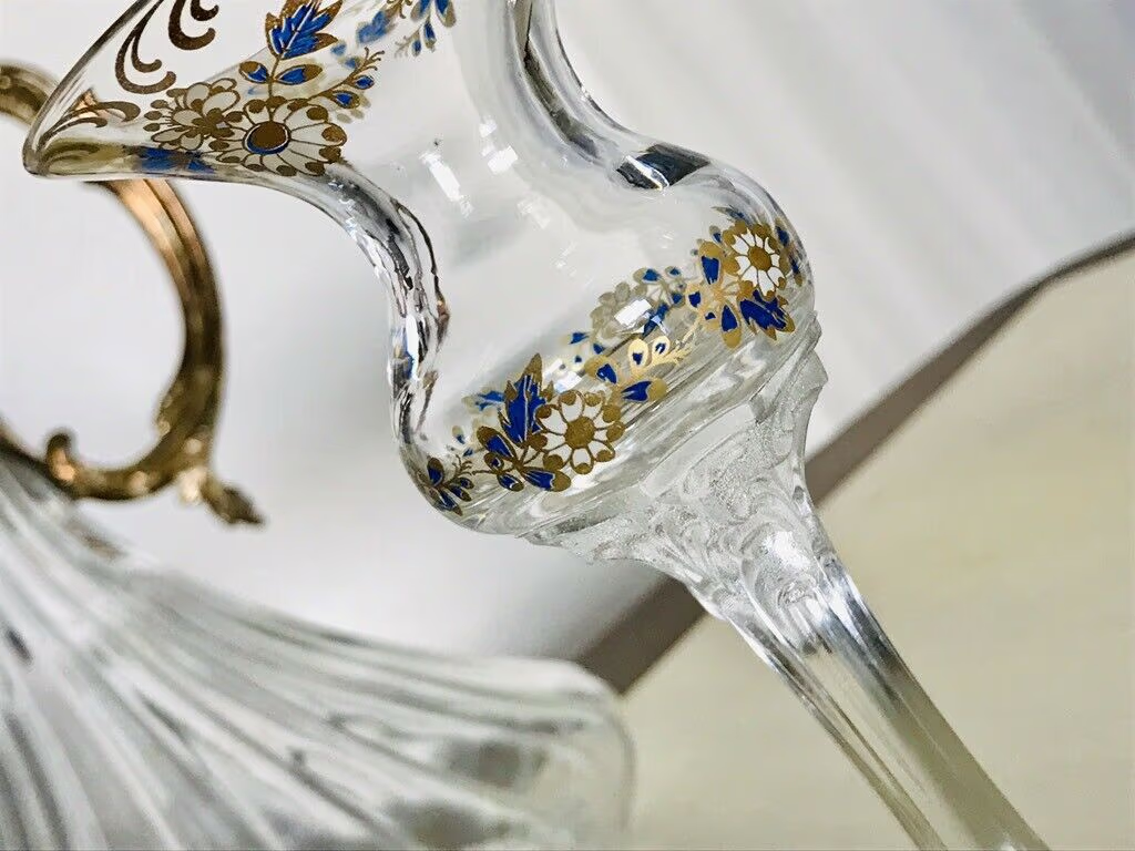 Glas Kerzenständer  Kerzenleuchter Rosenthal Classic Rose
