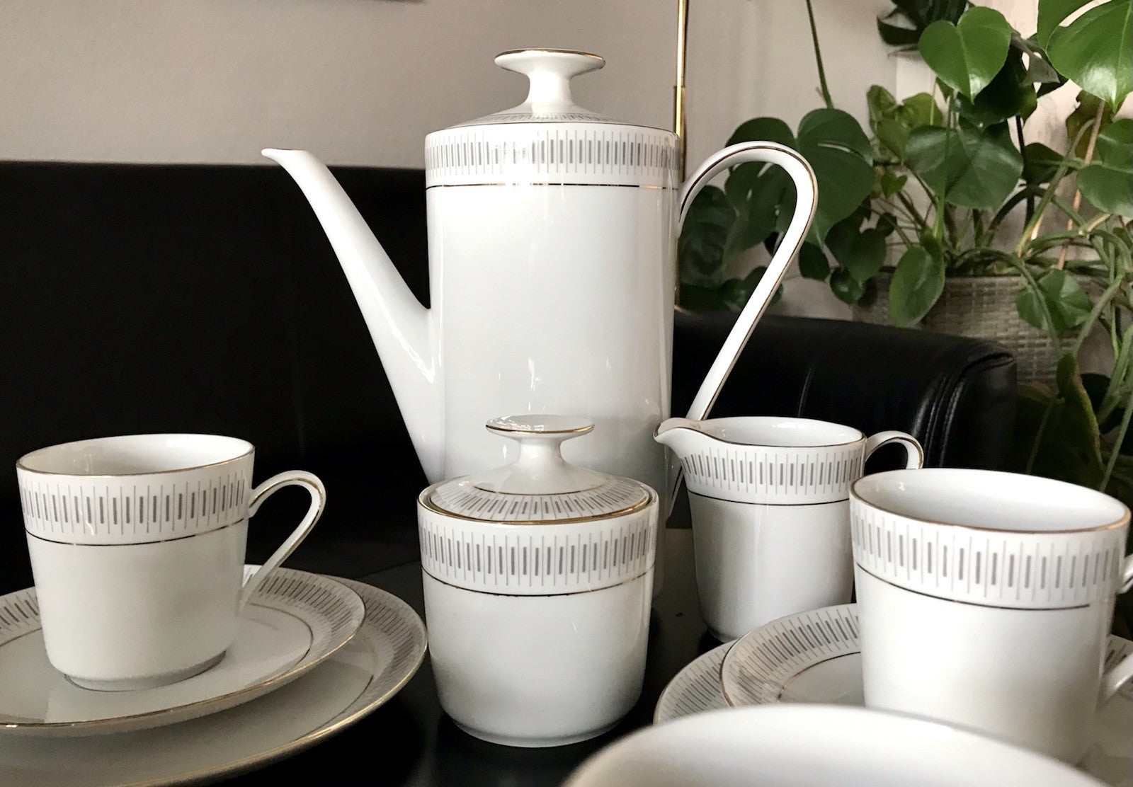 Vintage 60er Porzellan Eschenbach Kaffeeservice  11 Personen +
