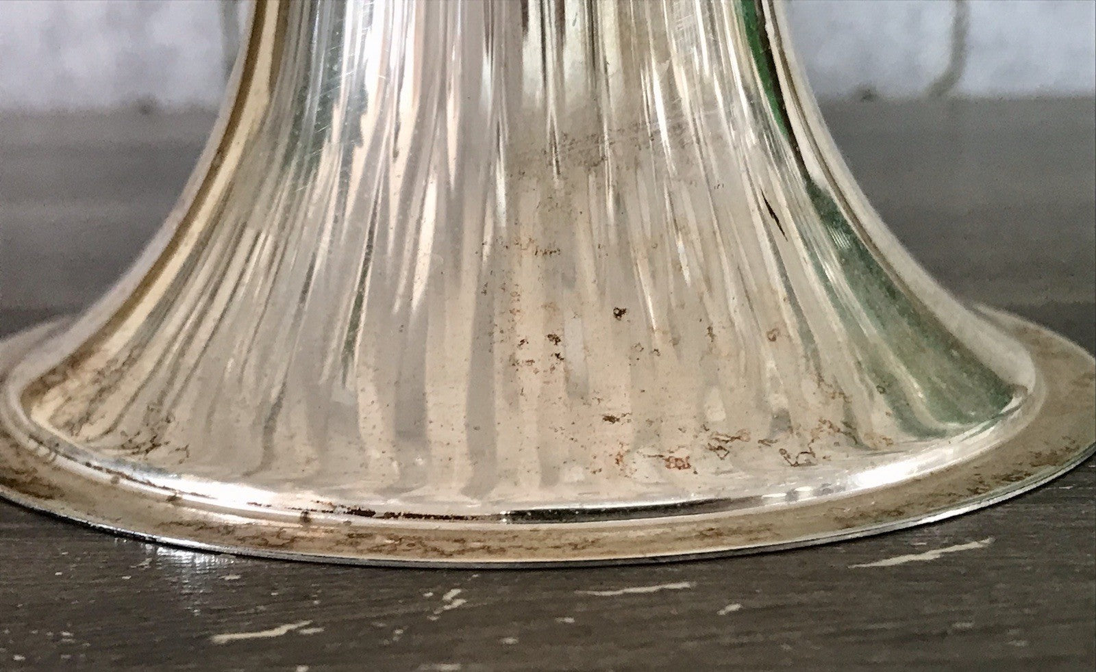 Vintage Tortenständer Tortenplatte Glas Kristallglas Bleikristall