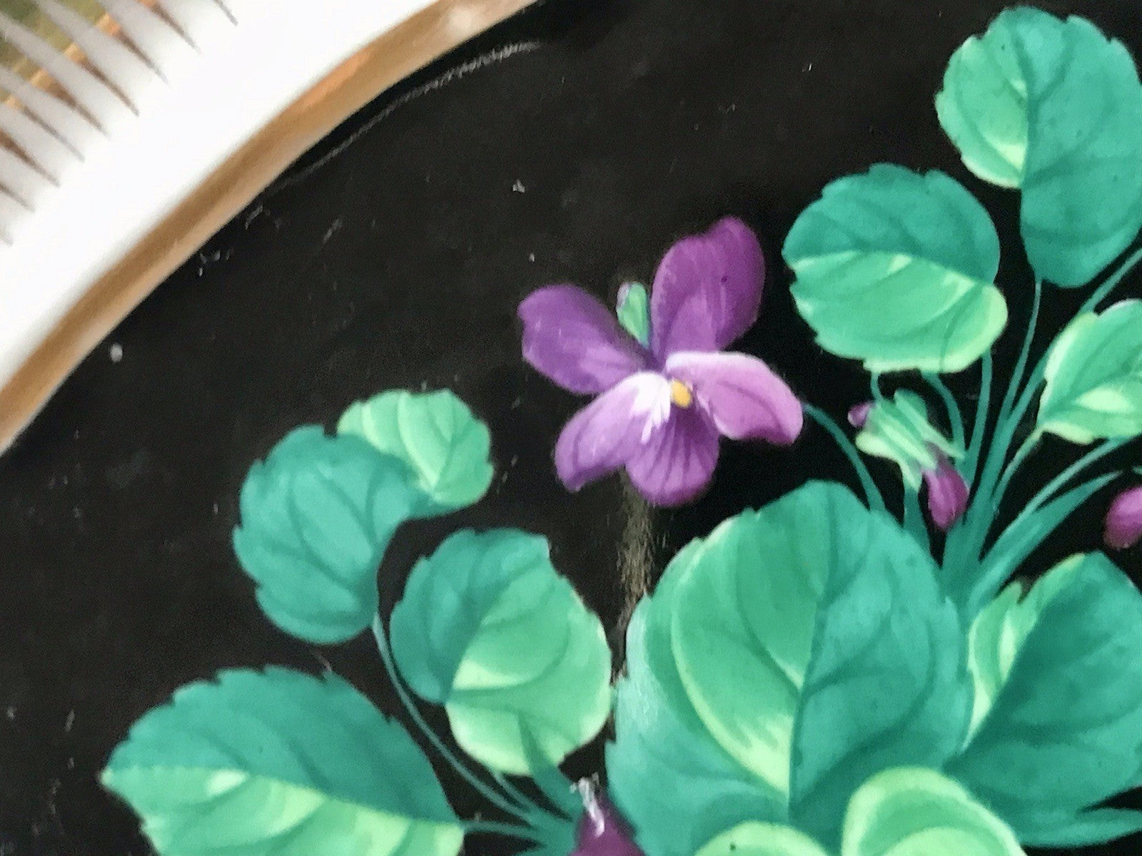 Antik Moabit Friedrich A. Schumann Porzellan Schale Zierschale ~1840 Biedermeier