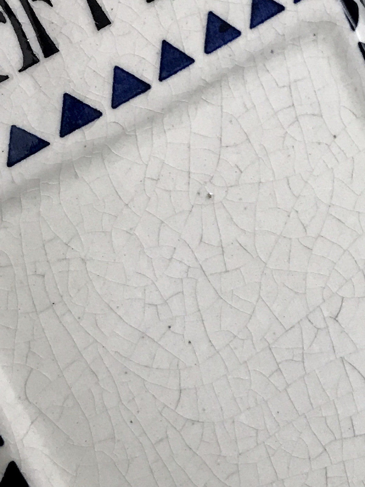 Antik Jugendstil Vorratsgefäß Kaffee Gefäß Vorratsdose weiß Porzellan creme blau