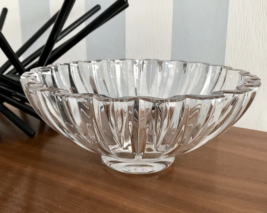 Villeroy&Boch Edel Vintage Designer Glas Schale signiert Kristallglas