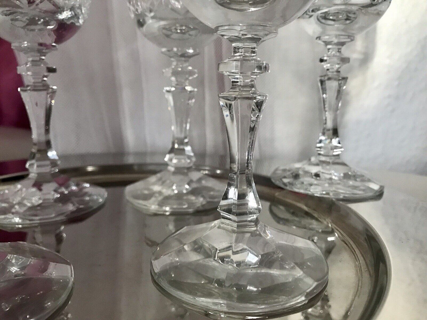 Vintage 6 EDEL Zwiesel Champagner Sektflöten Sektgläser Glas Kristallglas