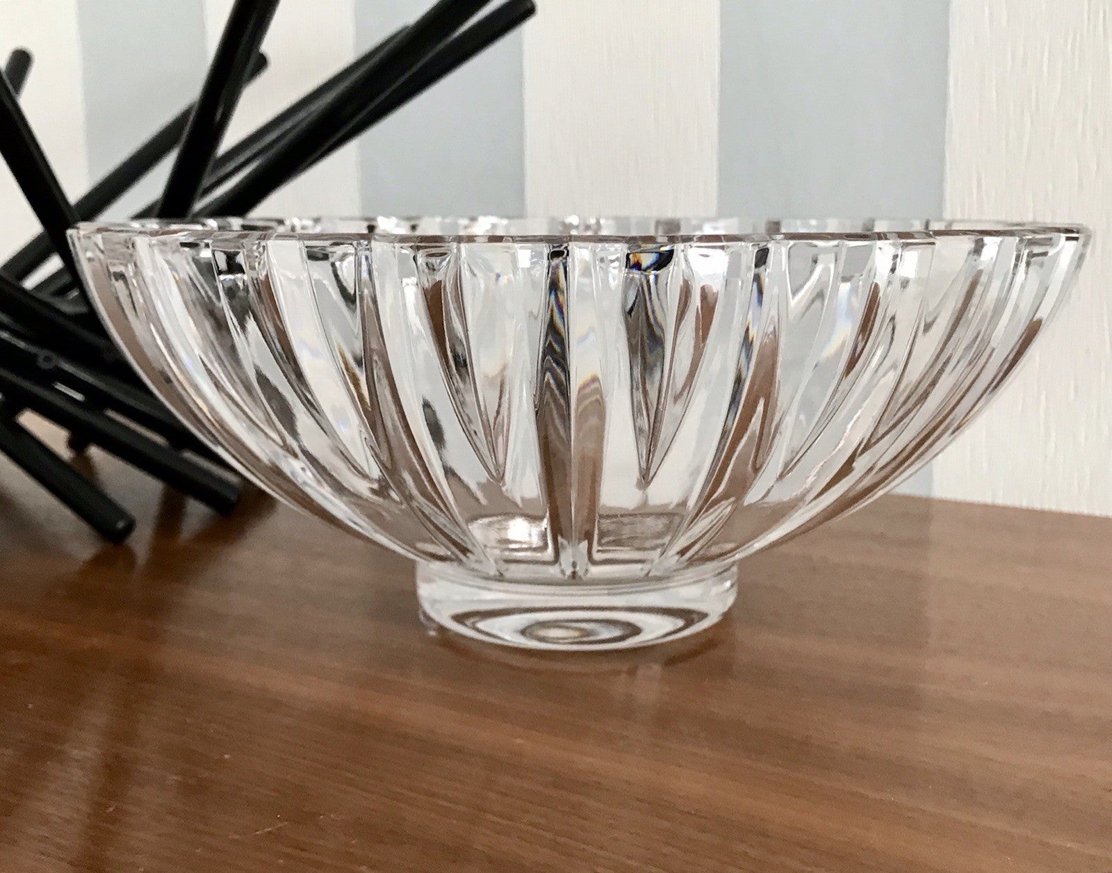Villeroy&Boch Edel Vintage Designer Glas Schale signiert Kristallglas