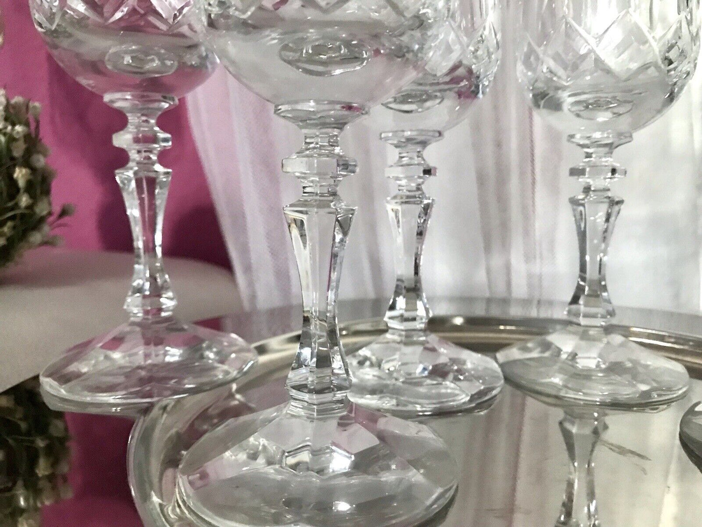 Vintage 6 EDEL Zwiesel Champagner Sektflöten Sektgläser Glas Kristallglas