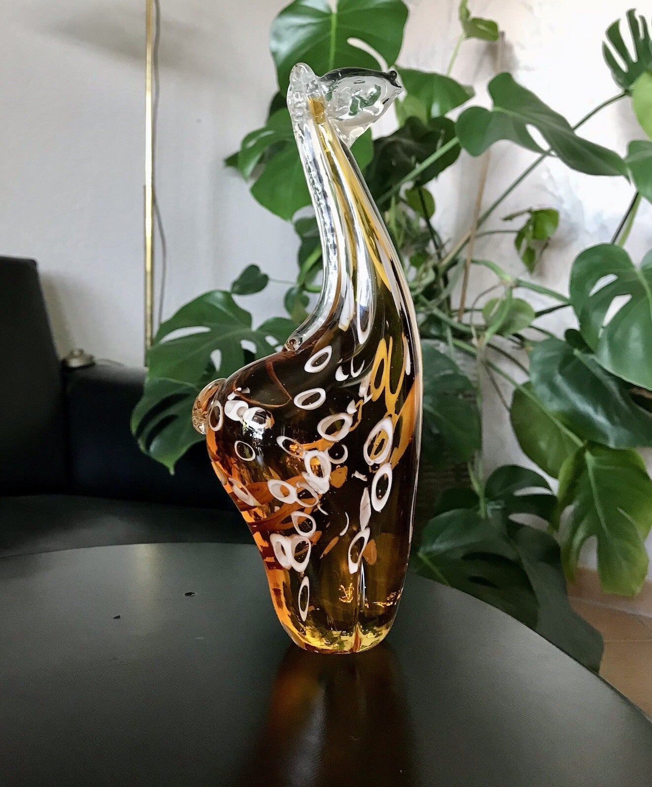 Vintage Murano? 60er Giraffe Figur Skulptur Briefbeschwerer? Glas mundgeblasen