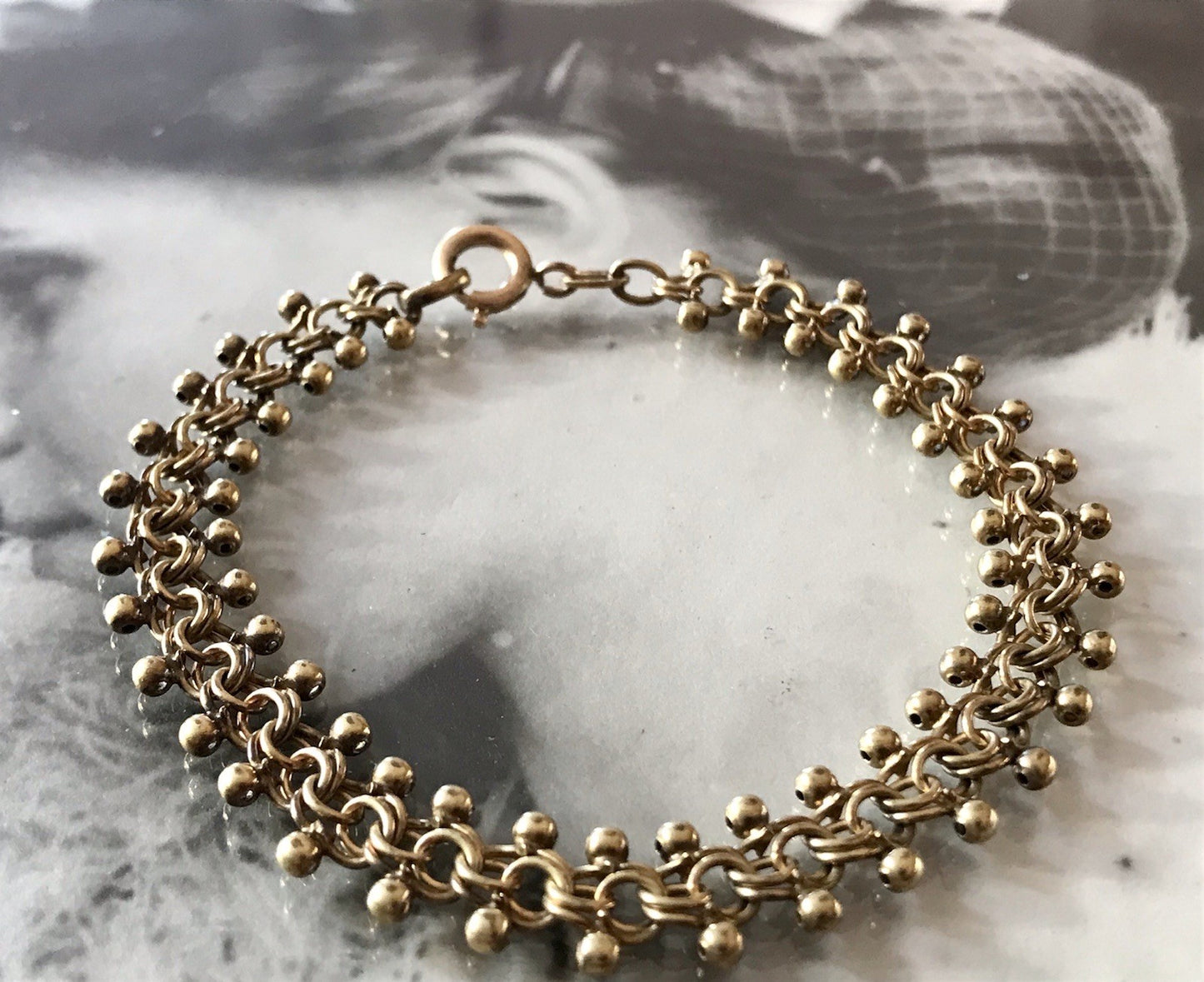 Vintage Armband vergoldet Amerik. Doublè  SCHÖN! FBM