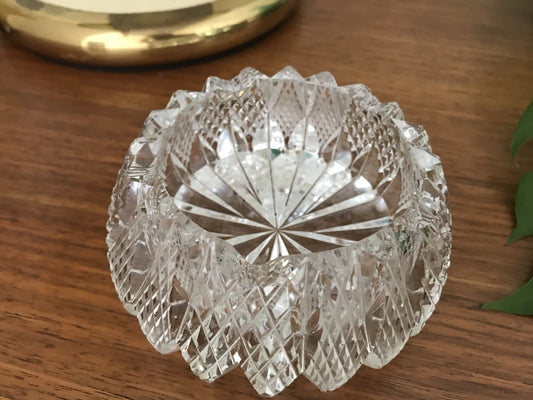 Alt antik? Aschenbecher Designer  Ascher Kristallglas EDEL Schliff Schnitt