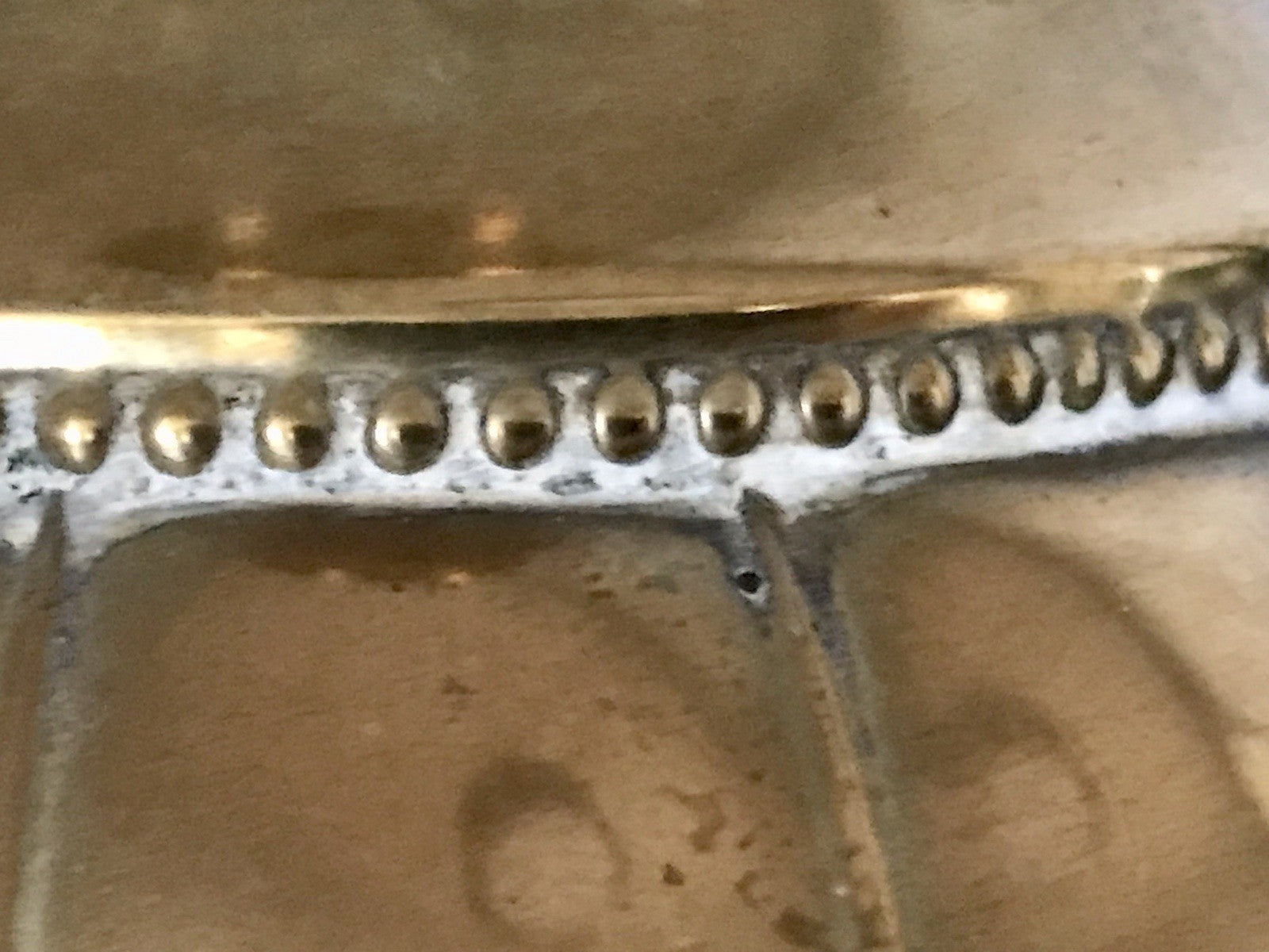 Antik WMF Straußenmarke Jugendstil Art Déco Messing Vase Relief