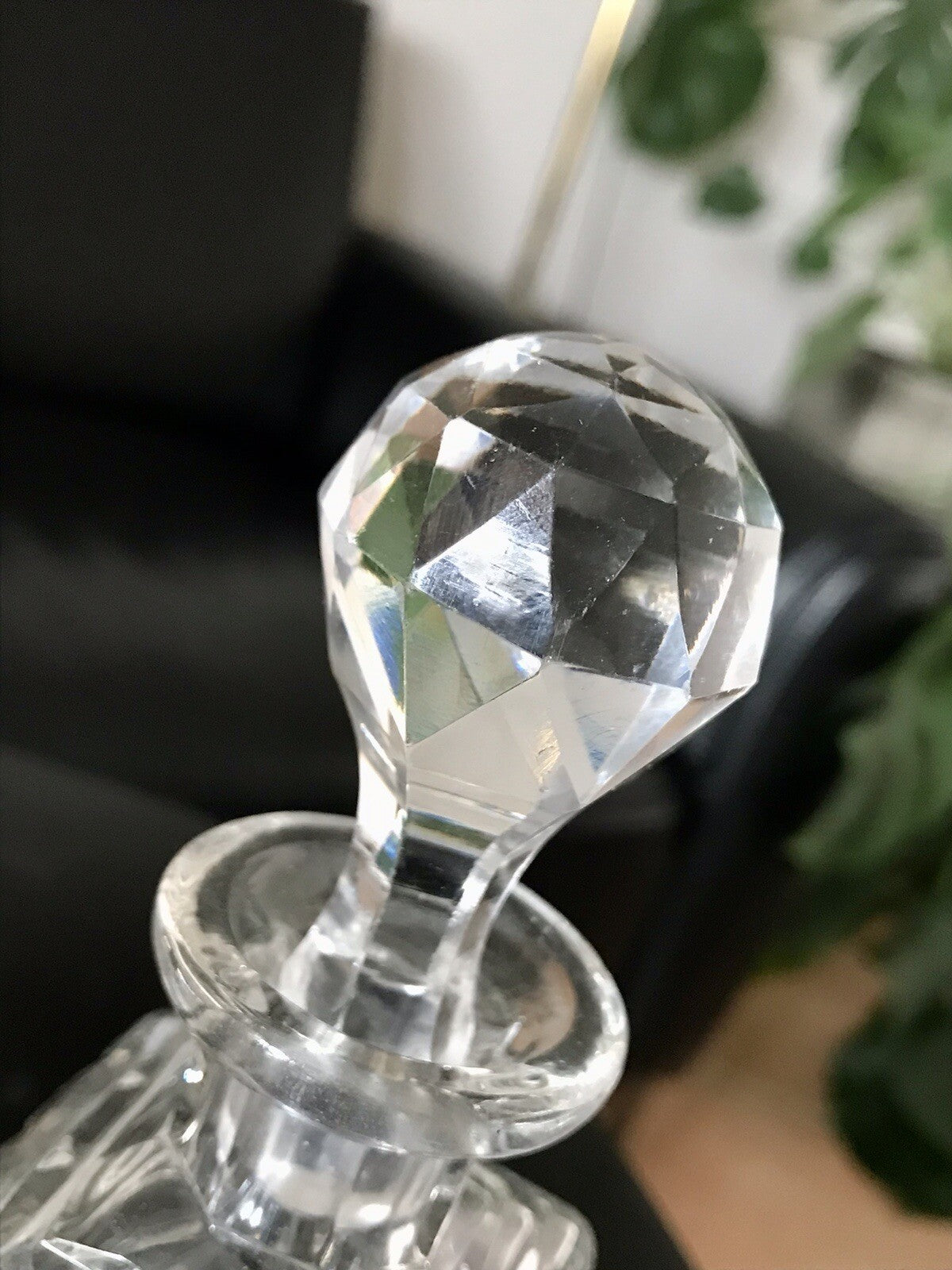 Antik Baccarat? SEHR EDEL 1 Flakon kleine Karaffe Bleikristall Schliff