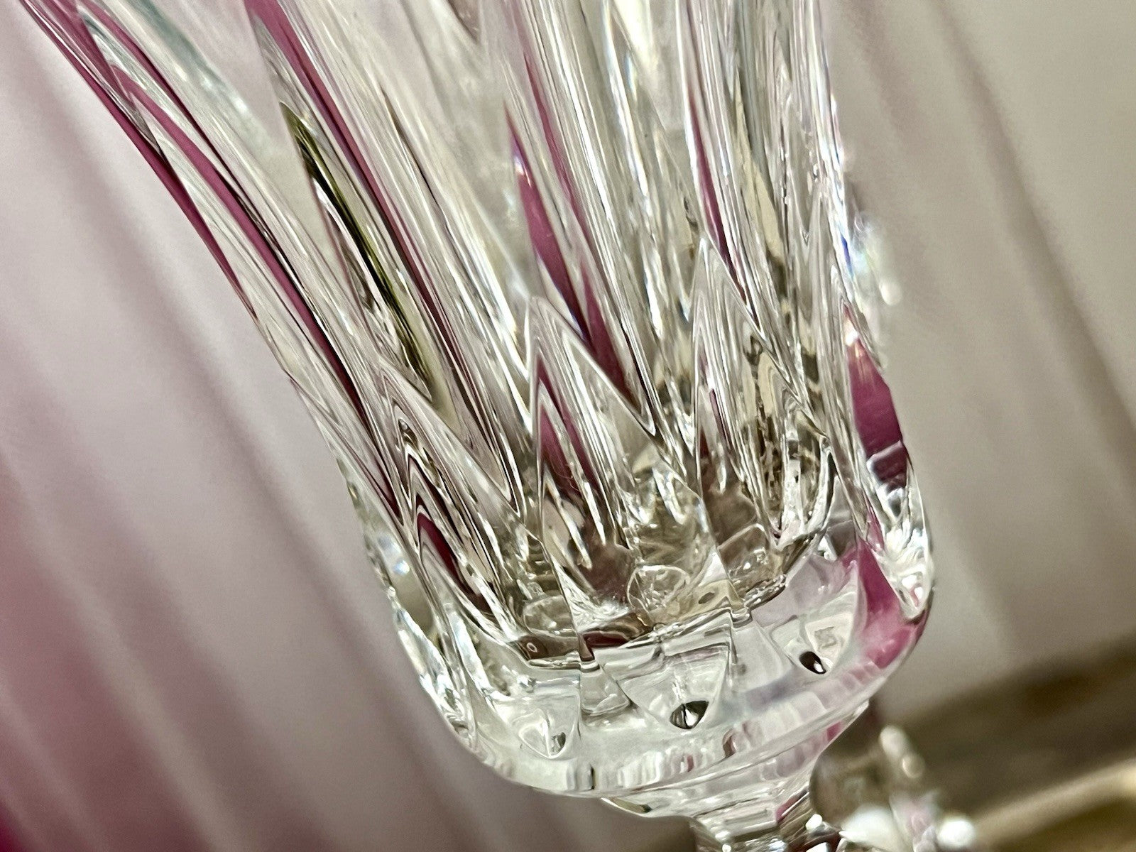 Vintage Edel 6 EDEL Champagner Sektflöten Sektgläser Glas Kristallglas