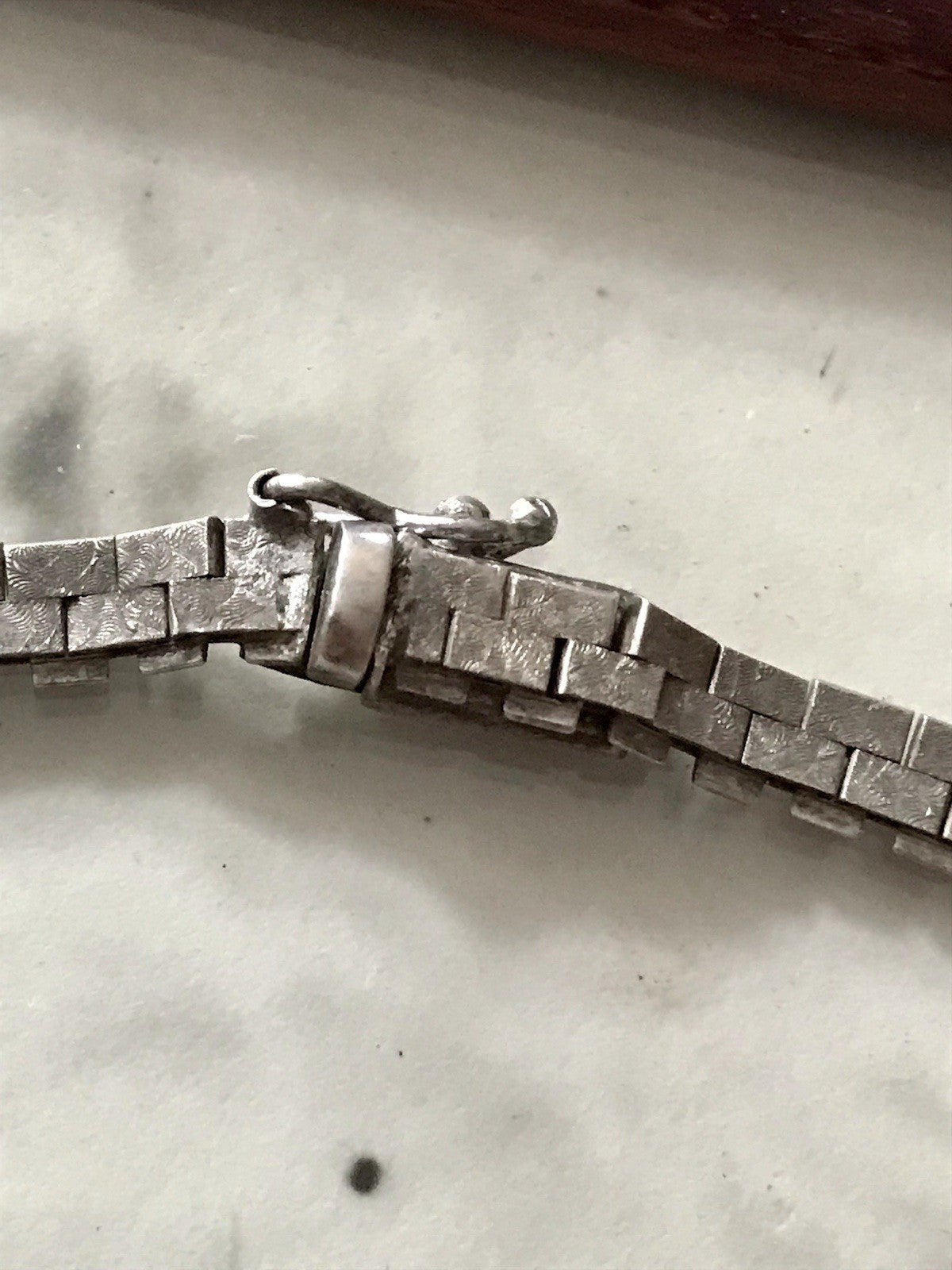 Alt Vintage Edel 925 Silber Collier Halskette Design