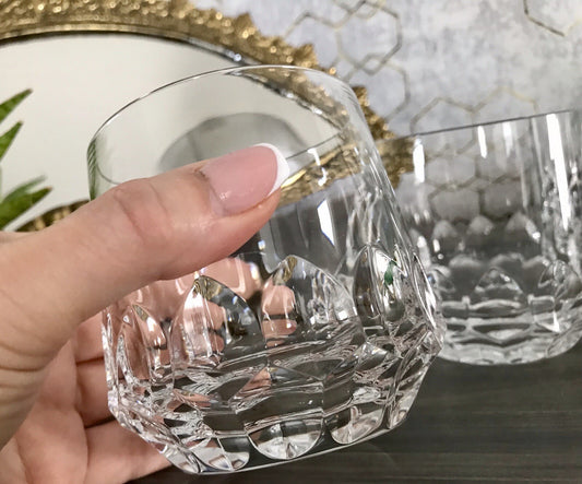 Vintage Edel 3x Whisky Gläser Kristallglas Peill & Putzler Bleikristall