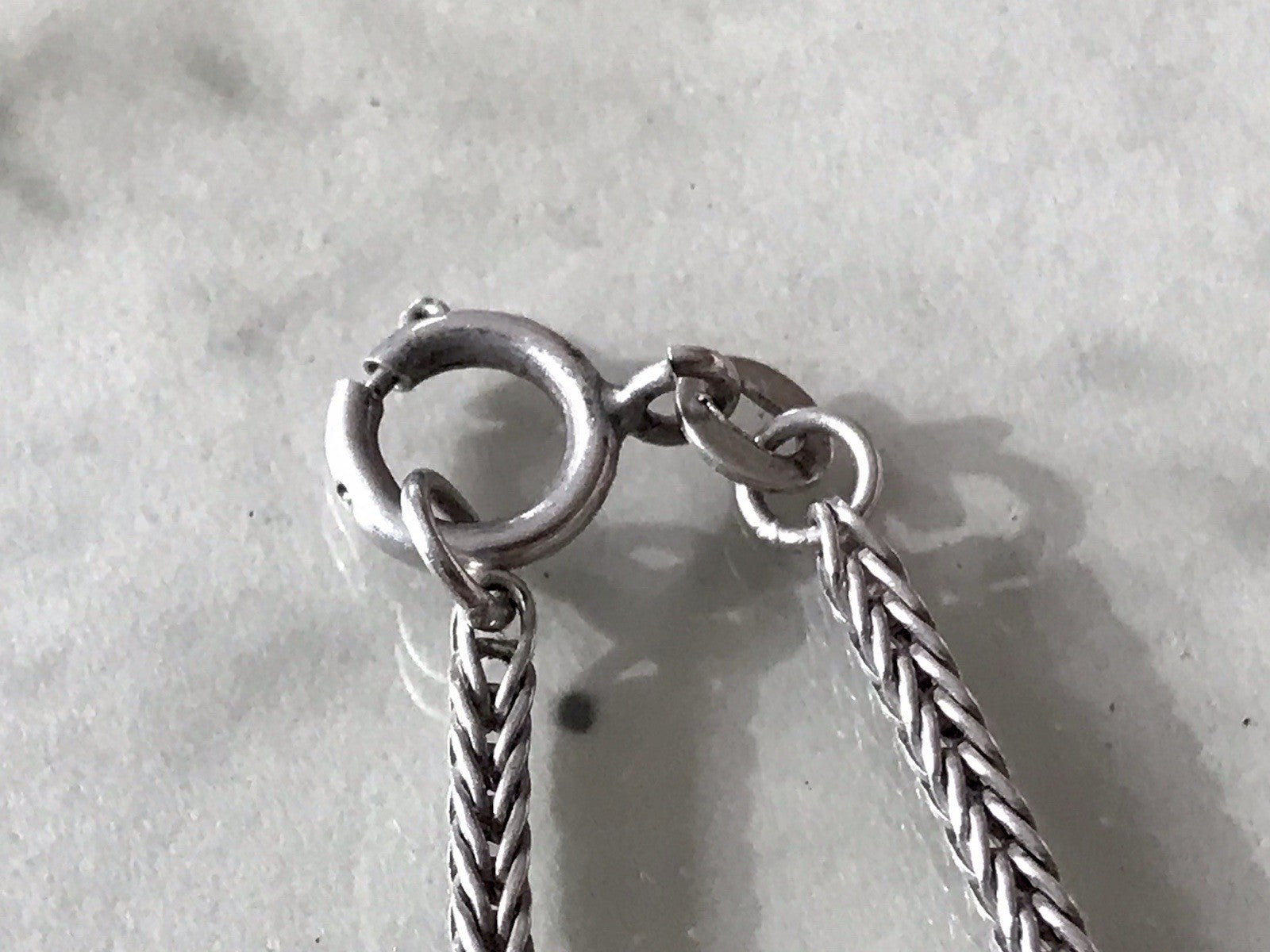 Vintage Edel Halskette 925 Anhänger Kettenanhänger Silber 925 Bernstein