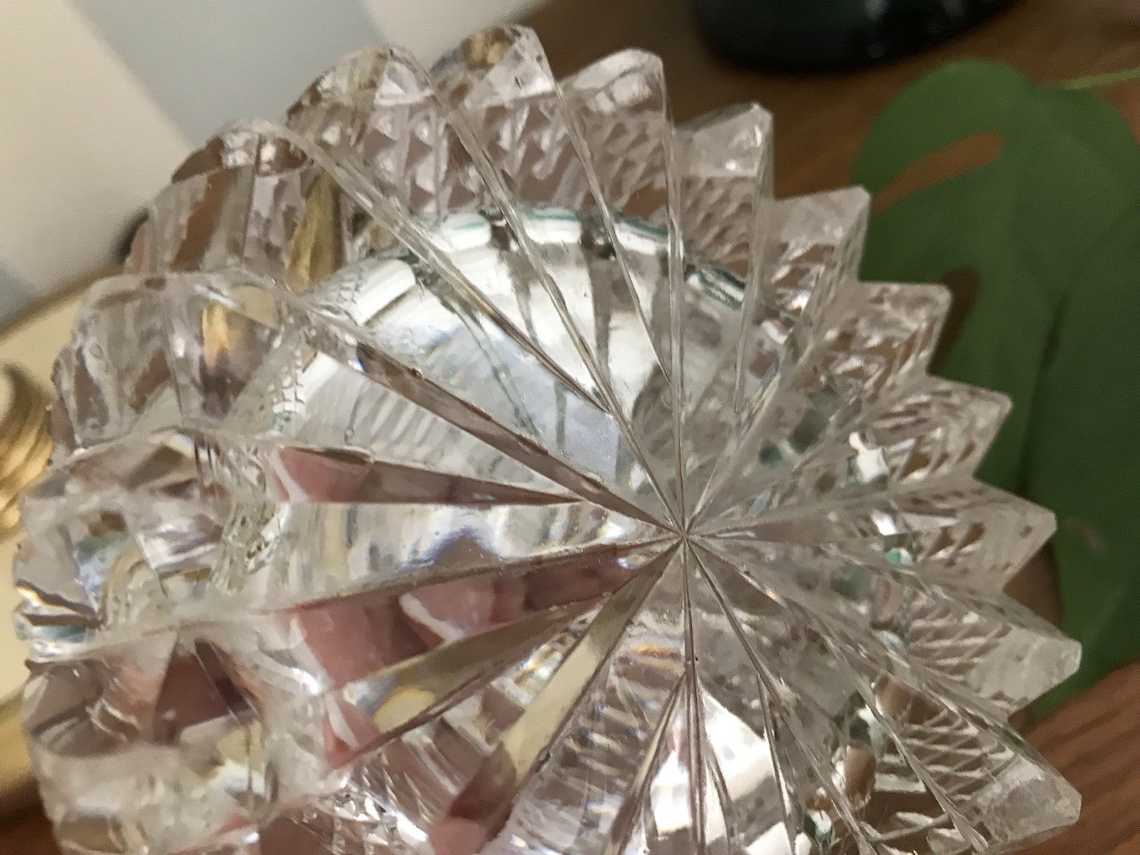 Alt antik? Aschenbecher Designer  Ascher Kristallglas EDEL Schliff Schnitt