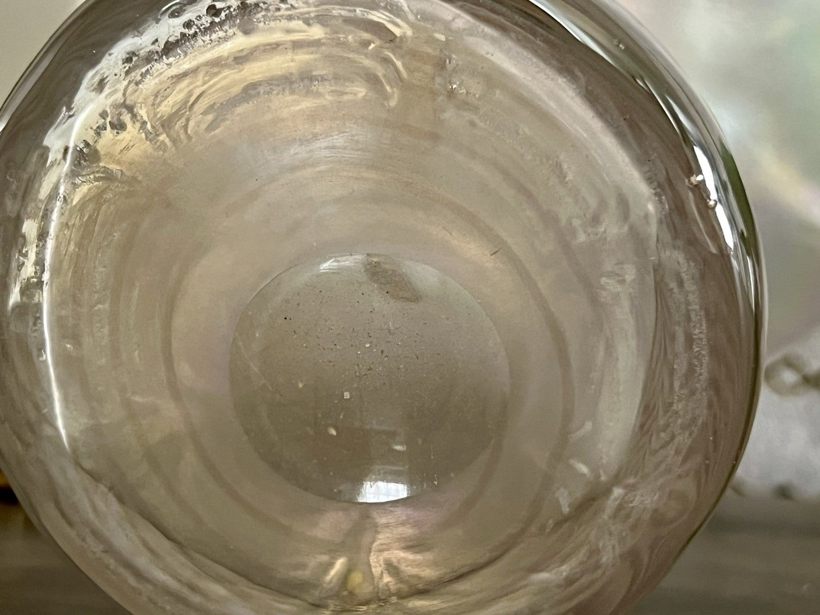 Vintage Glasvase Glaskunst Vase edel Glashütte Eisch ? irisierend schillernd