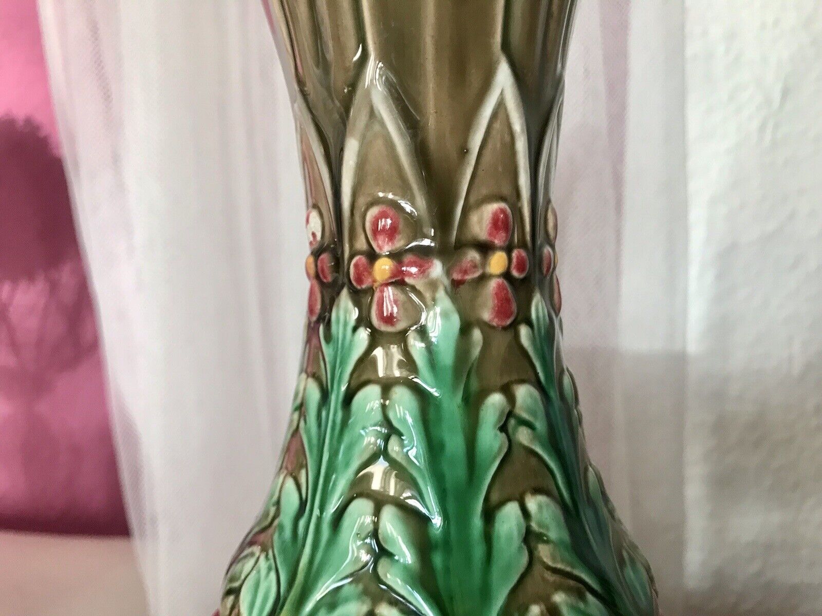 Villeroy&Boch Antik Alt Keramik Majolika Vase Ziervase So Schön!