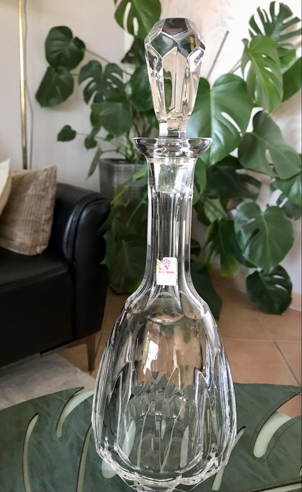 Vintage Nachtmann Antika Kristallglas Bleikristall Karaffe Dekanter EDEL