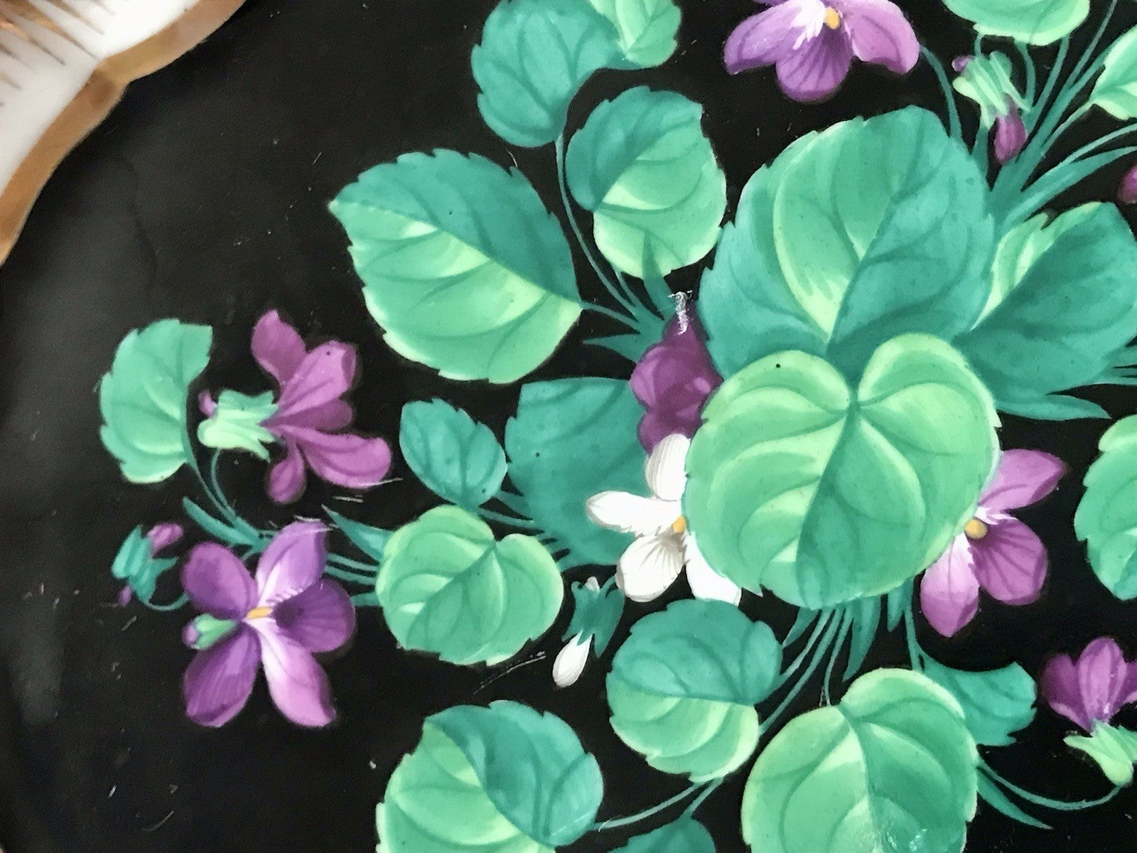 Antik Moabit Friedrich A. Schumann Porzellan Schale Zierschale ~1840 Biedermeier