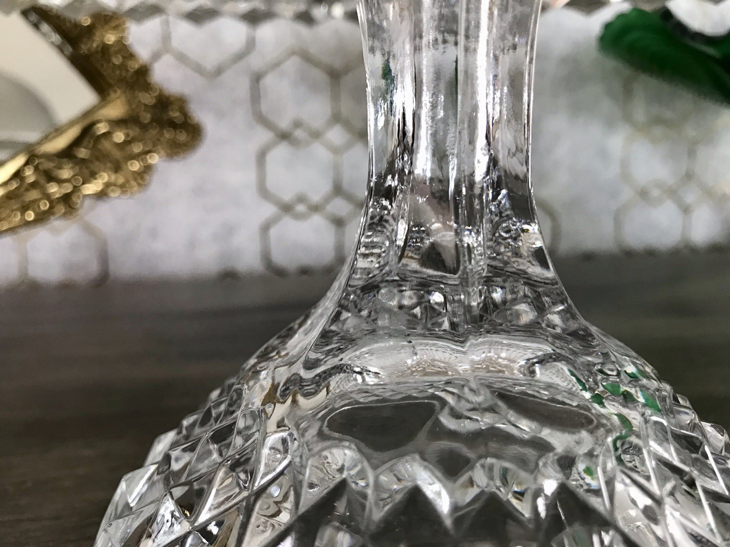 Vintage WMF Tortenständer Tortenplatte Glas Kristallglas Bleikristall Diadem