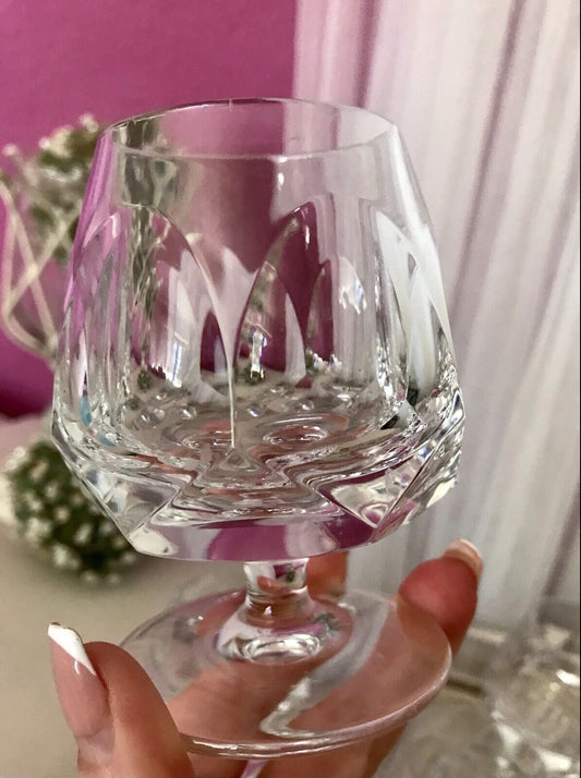 Vintage EDEL 6 Cognacschwenker Cognac Gläser Kristallglas Nachtmann Alexandra