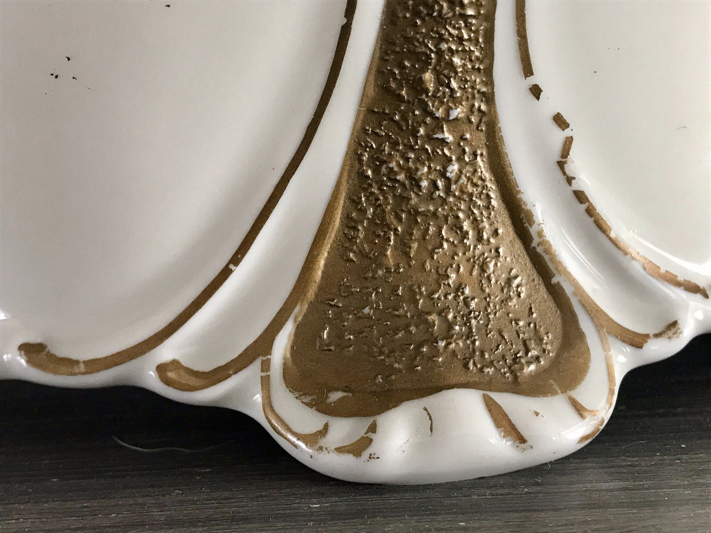 Antik Art Déco Porzellan Dose Deckeldose Schatulle Bonboniere Neu-Tettau 1930