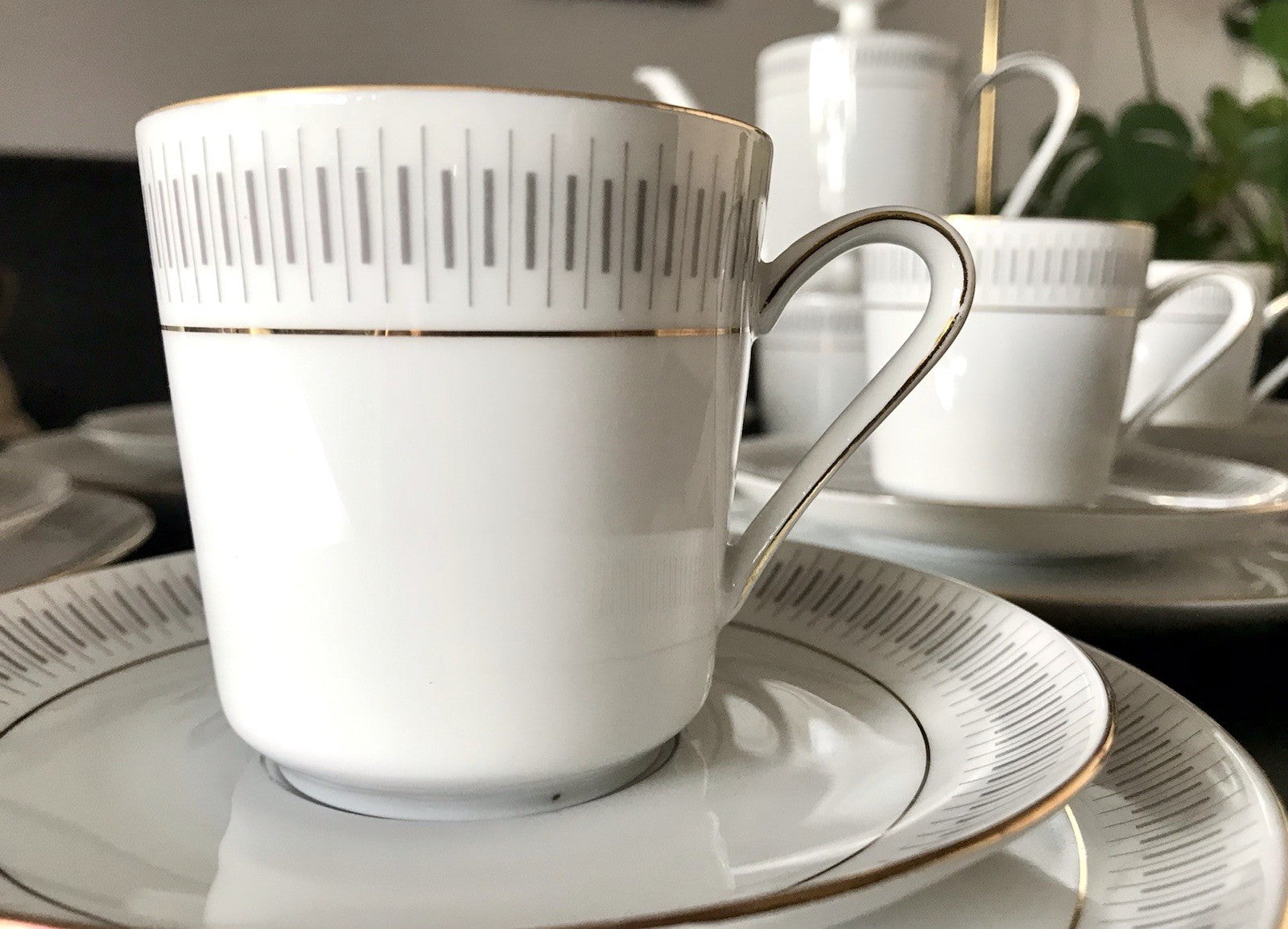Vintage 60er Porzellan Eschenbach Kaffeeservice  11 Personen +