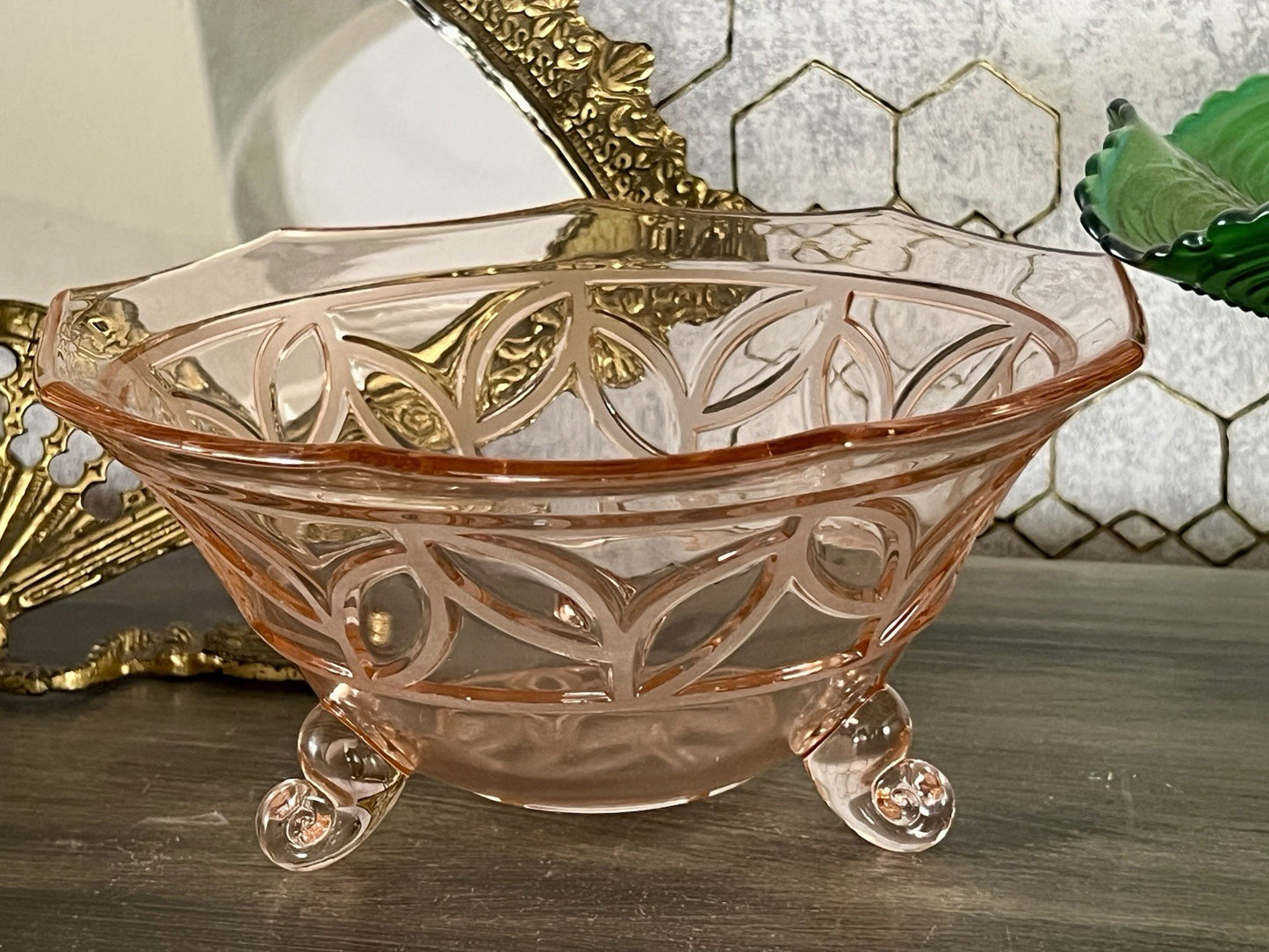 Antik Rosa Schwepnitz Maria Art Déco Schale Pressglas Glasschale So Schön!