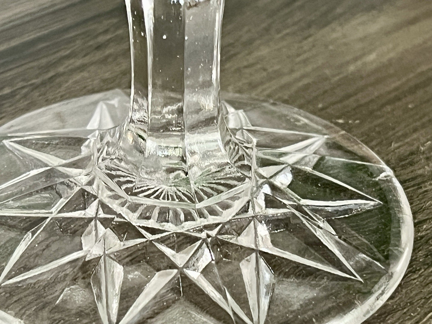 Antik Jugendstil Art Déco Pressglas Glas Fußschale Schale Zuckerschale groß