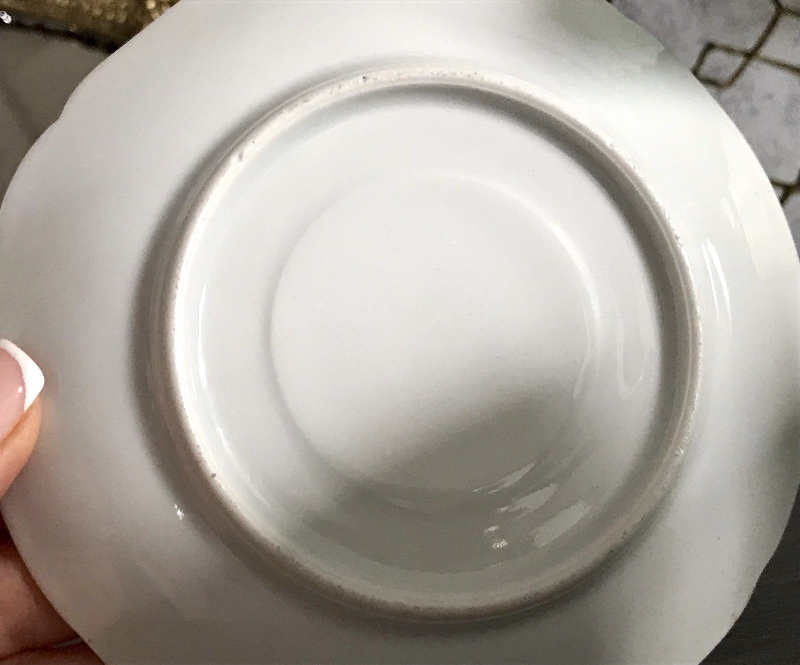 Antik Porzellan Andenken Becher Gedeck Sammeltasse Tasse Geburtstag Kind