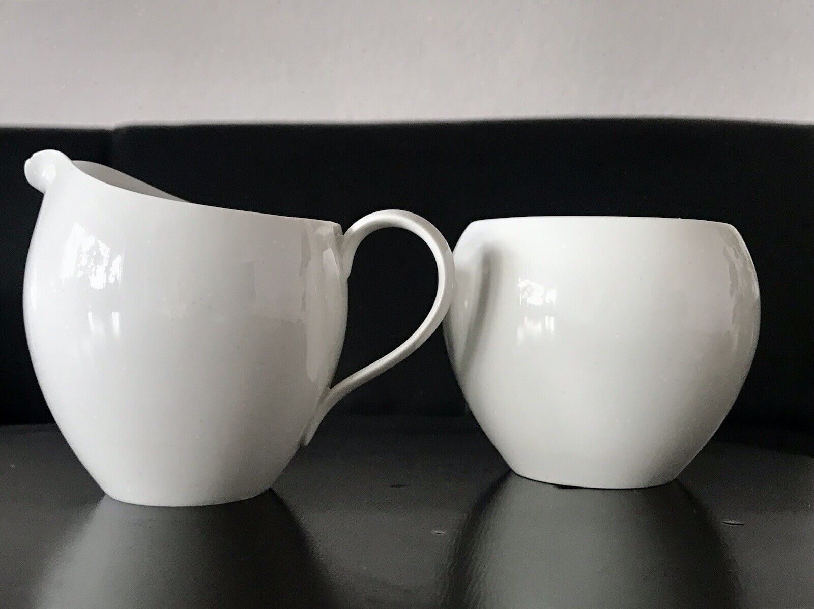 KPM Bauhaus Design Trude Petri Urbino Porzellan Edel 1946-59 Kännchen Zuckertopf