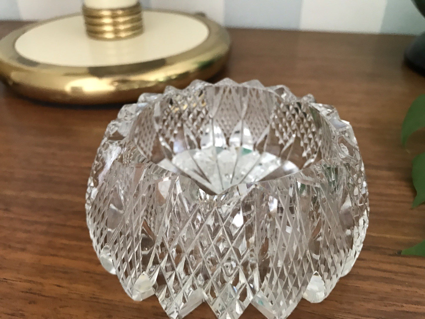 Alt antik? Aschenbecher Designer  Ascher Kristallglas EDEL Schliff Schnitt