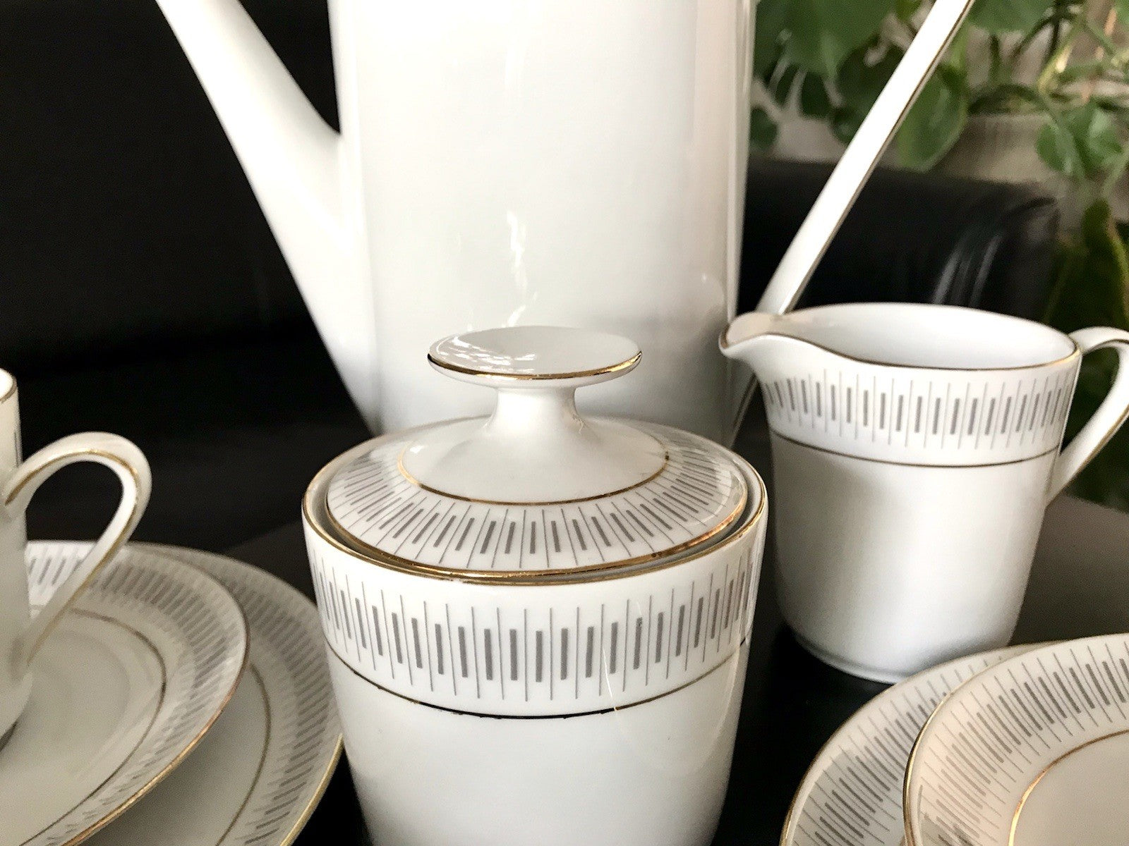 Vintage 60er Porzellan Eschenbach Kaffeeservice  11 Personen +