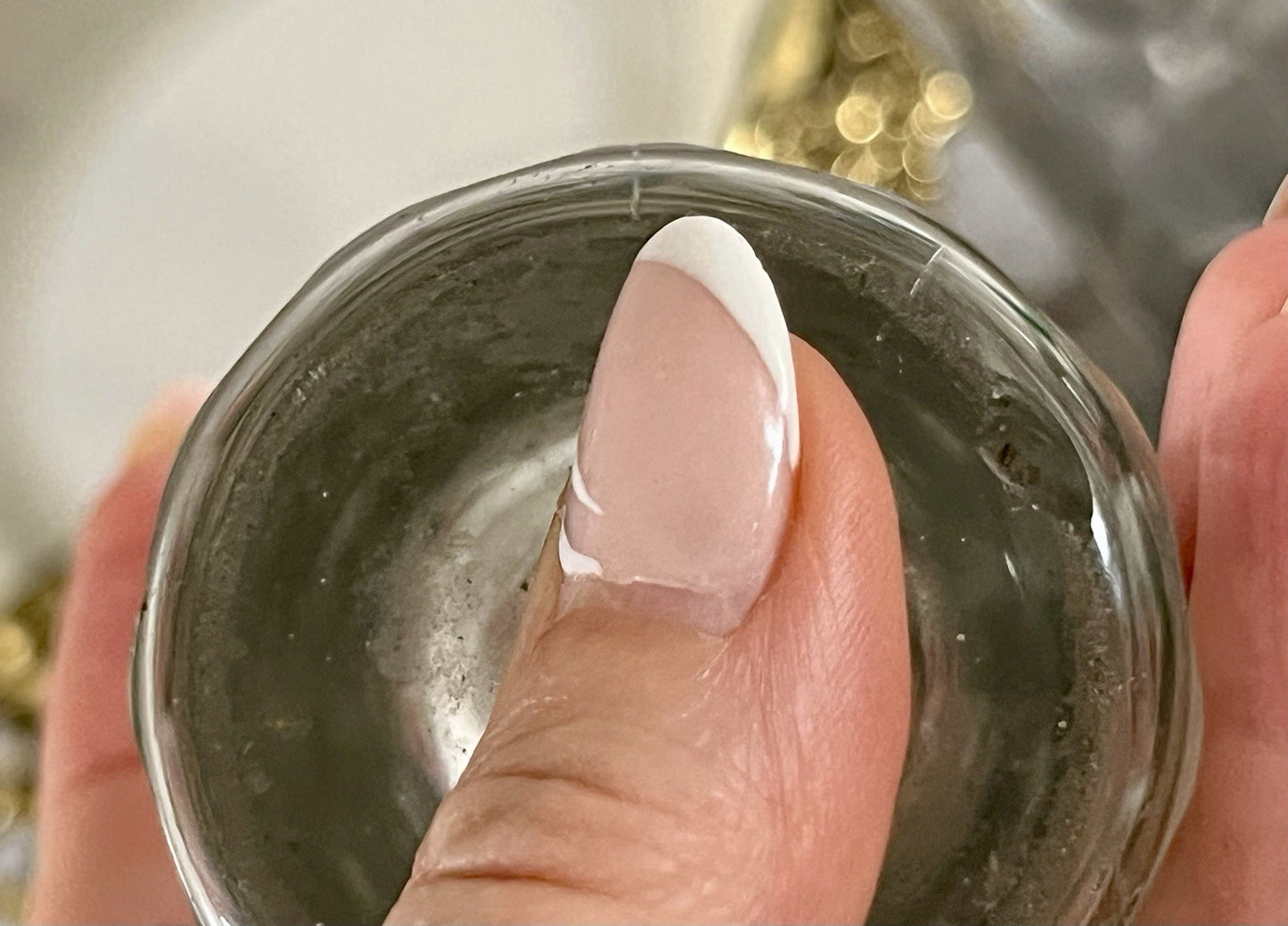 Antik ~1870 2 hohe Becher Gläser Glas Schälschliff  Oliven Eichstrich Dubben?