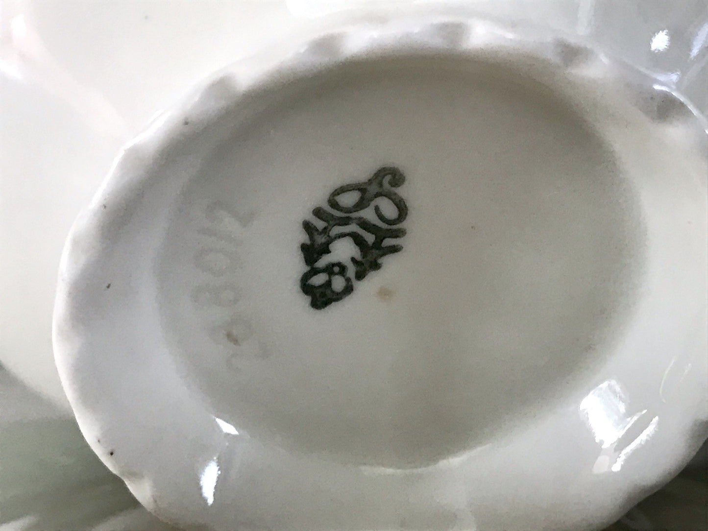 Antik Edel Art Déco Porzellan Kaffeeservice 8 Pers. SCHÖN Schlaggenwald Böhmen