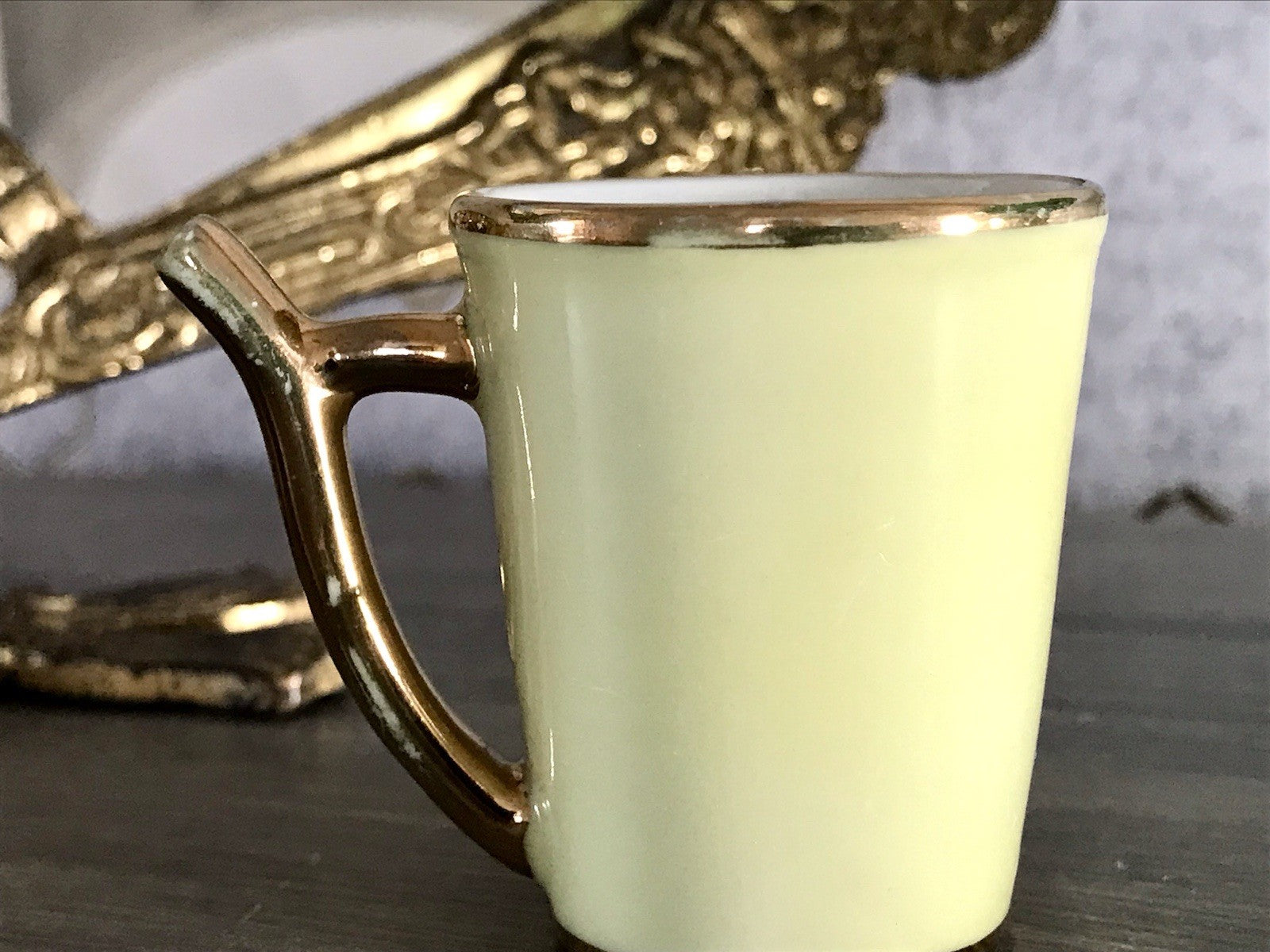 Antik Porzellan Andenken Becher Kurbecher Tasse Marianske Lazne